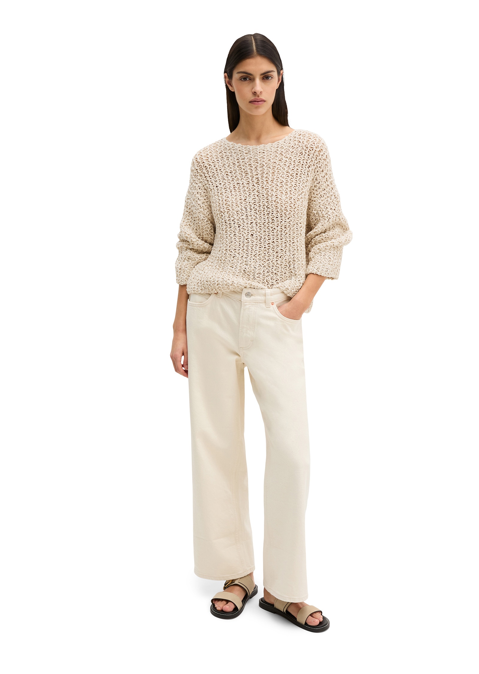 Marc O'Polo Strickpullover »aus Organic-Cotton-Mix-Slub«