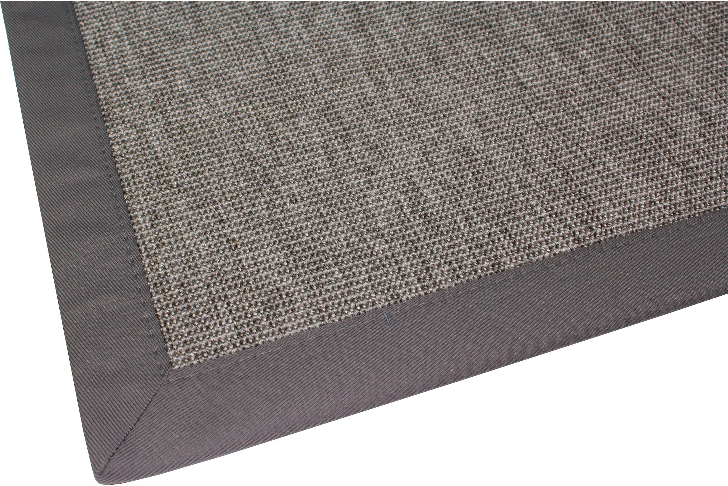 | In- Bordüre, »Naturino geeignet Friday Black Optik, Rips«, Sisal- Teppich rechteckig, Outdoor Flachgewebe, mit Dekowe und BAUR