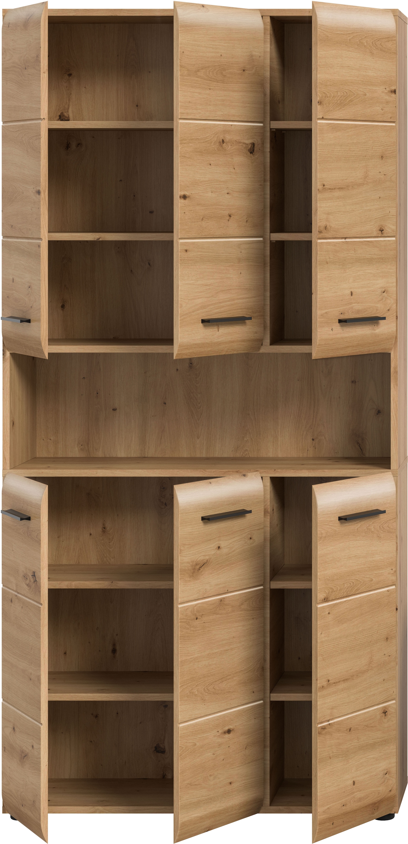 INOSIGN Stauraumschrank, (1 St.), Florenz, Mehrzweckschrank Artisan Oak NB, 185 cm Höhe, Bad