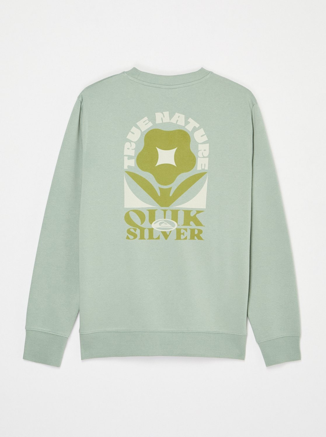Quiksilver Sweatshirt »TRUE CREW«, sportlicher Look, für Alltag und Freizeit, gerader, zeitloser Schnitt
