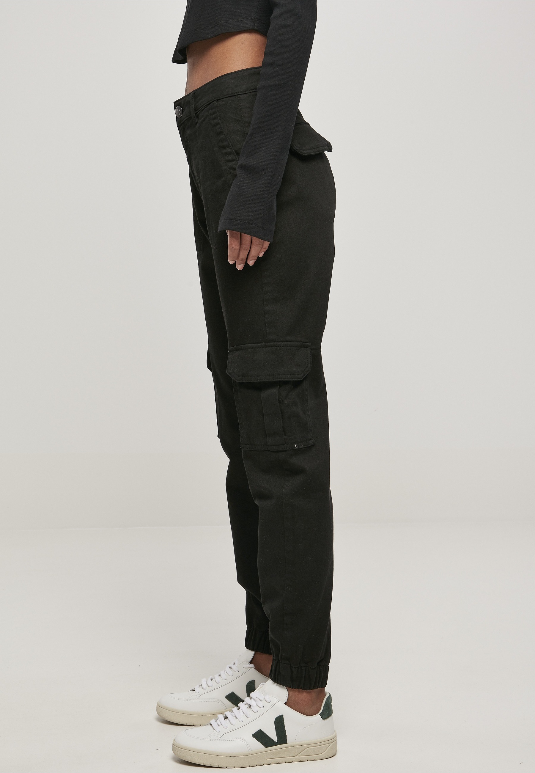URBAN CLASSICS Cargohose »Urban Classics Ladies Cotton Twill Utility Pants«