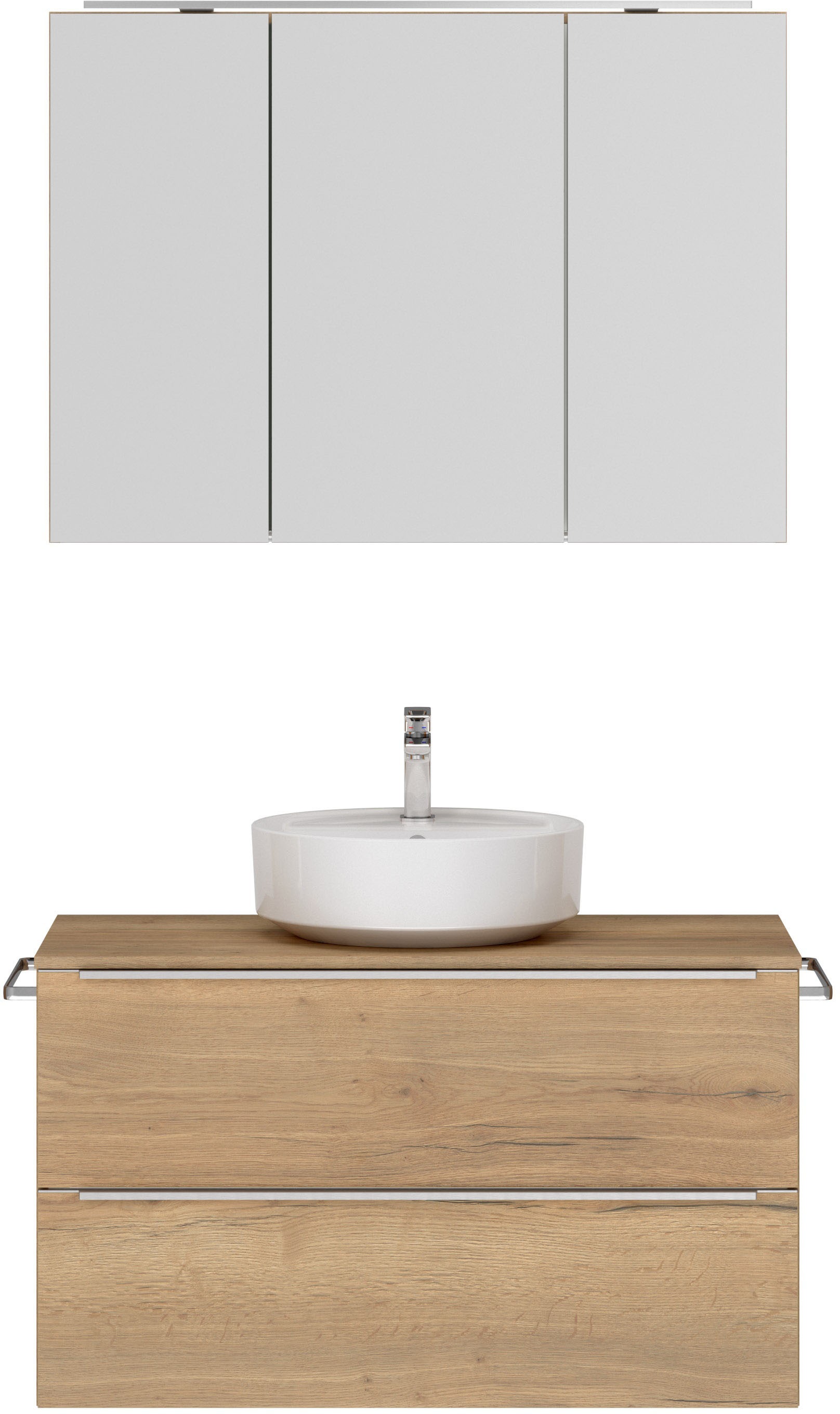nobilia Badmöbel-Set "Alvene" vormontiert, mit Soft-Close, 2 Stk. tlg. günstig online kaufen