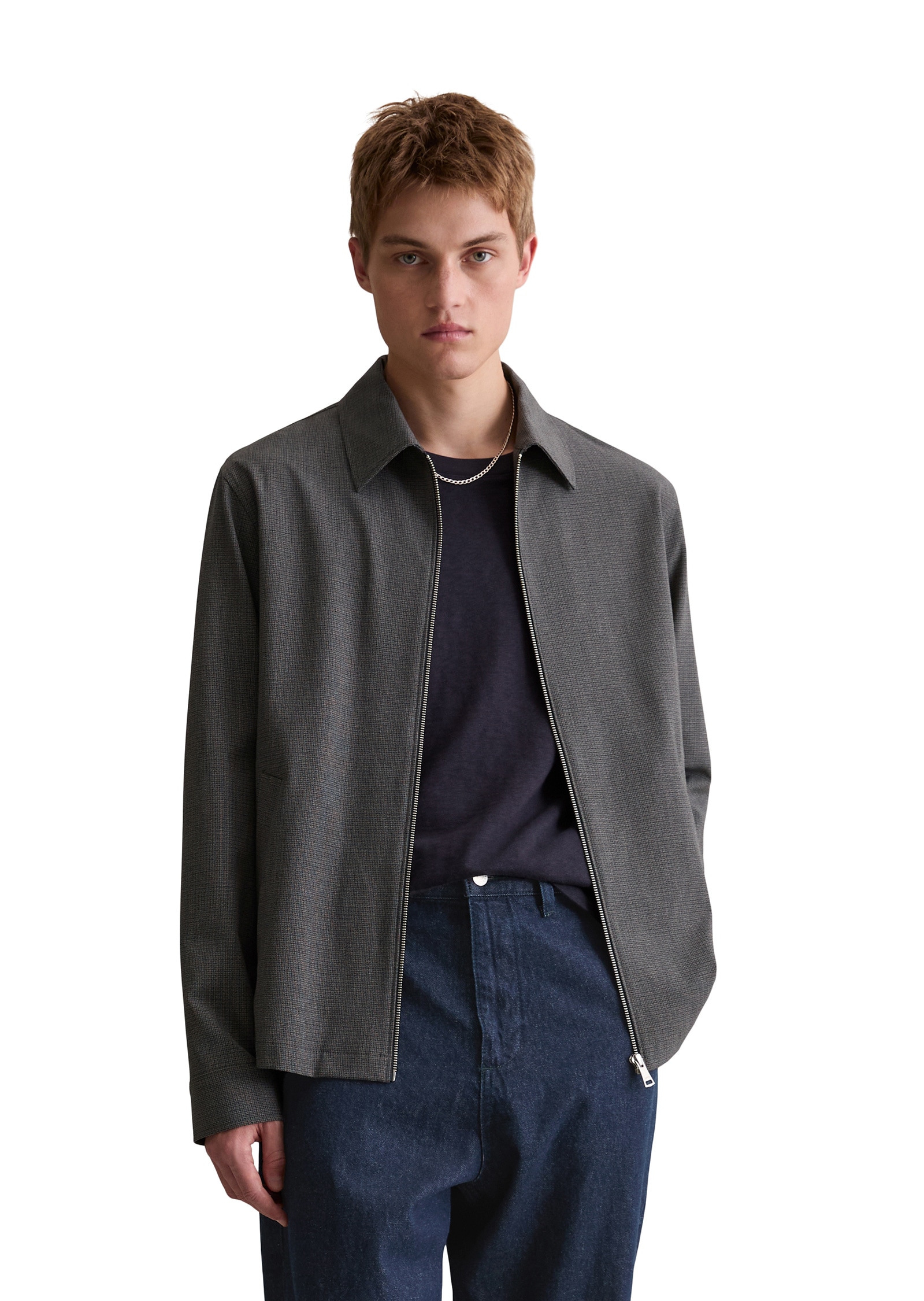 Marc OPolo DENIM Kurzjacke "aus hochwertigem Material-Mix", ohne Kapuze günstig online kaufen