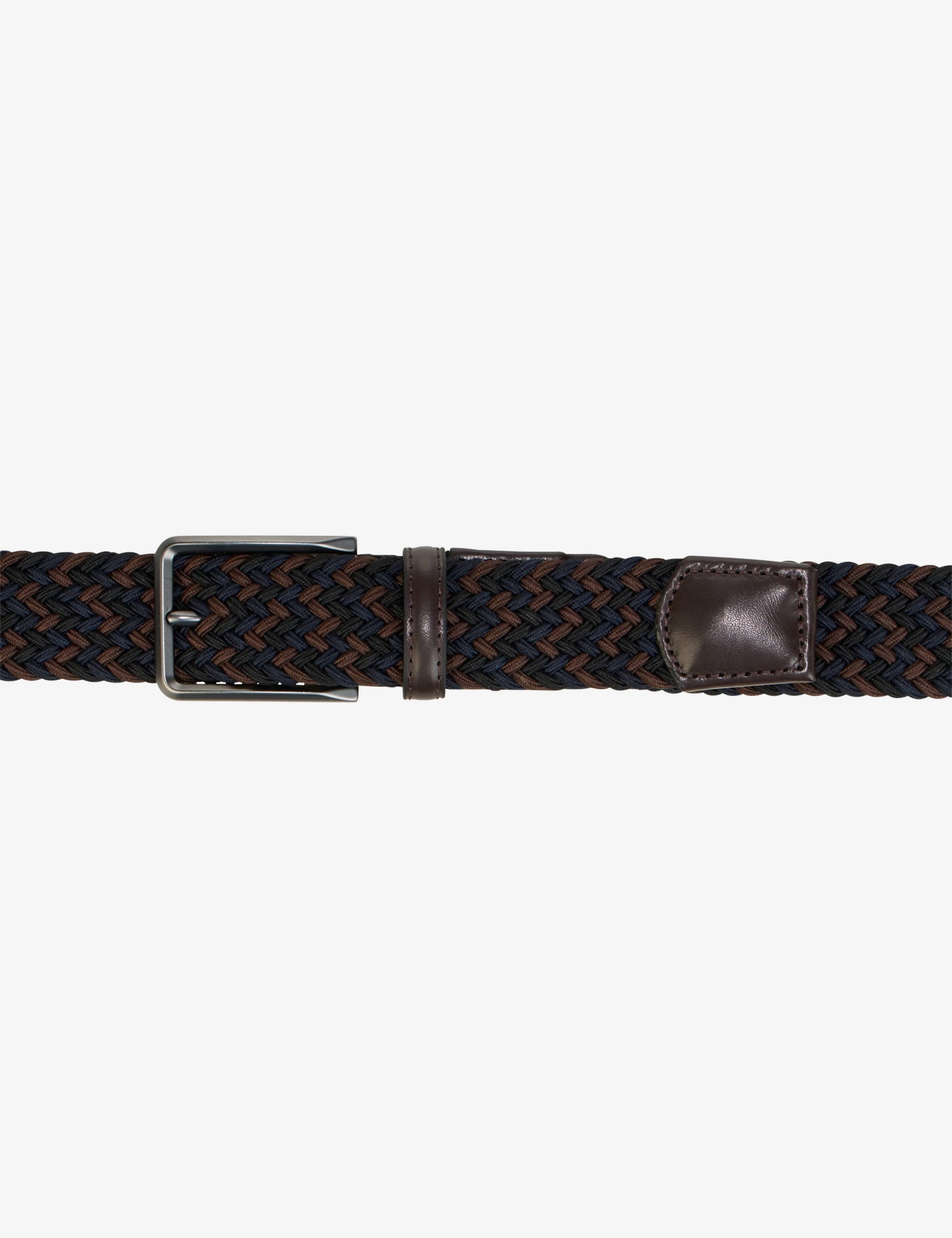 "Ledergürtel BRAX ""Style HERRENGÜRTEL"", Herren, Gr. 95, braun, Elasthan, Kunstfaser, Gürtel Ledergürtel"