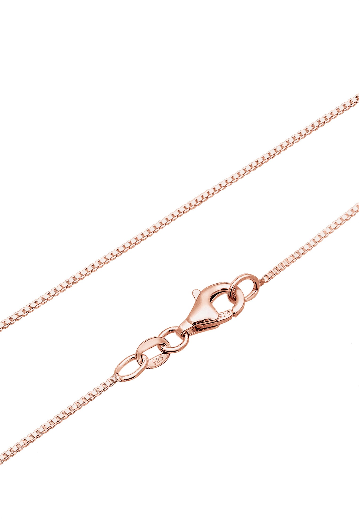 Elli Kette mit Anhänger »Plättchen Organic 925 Sterling Silber«