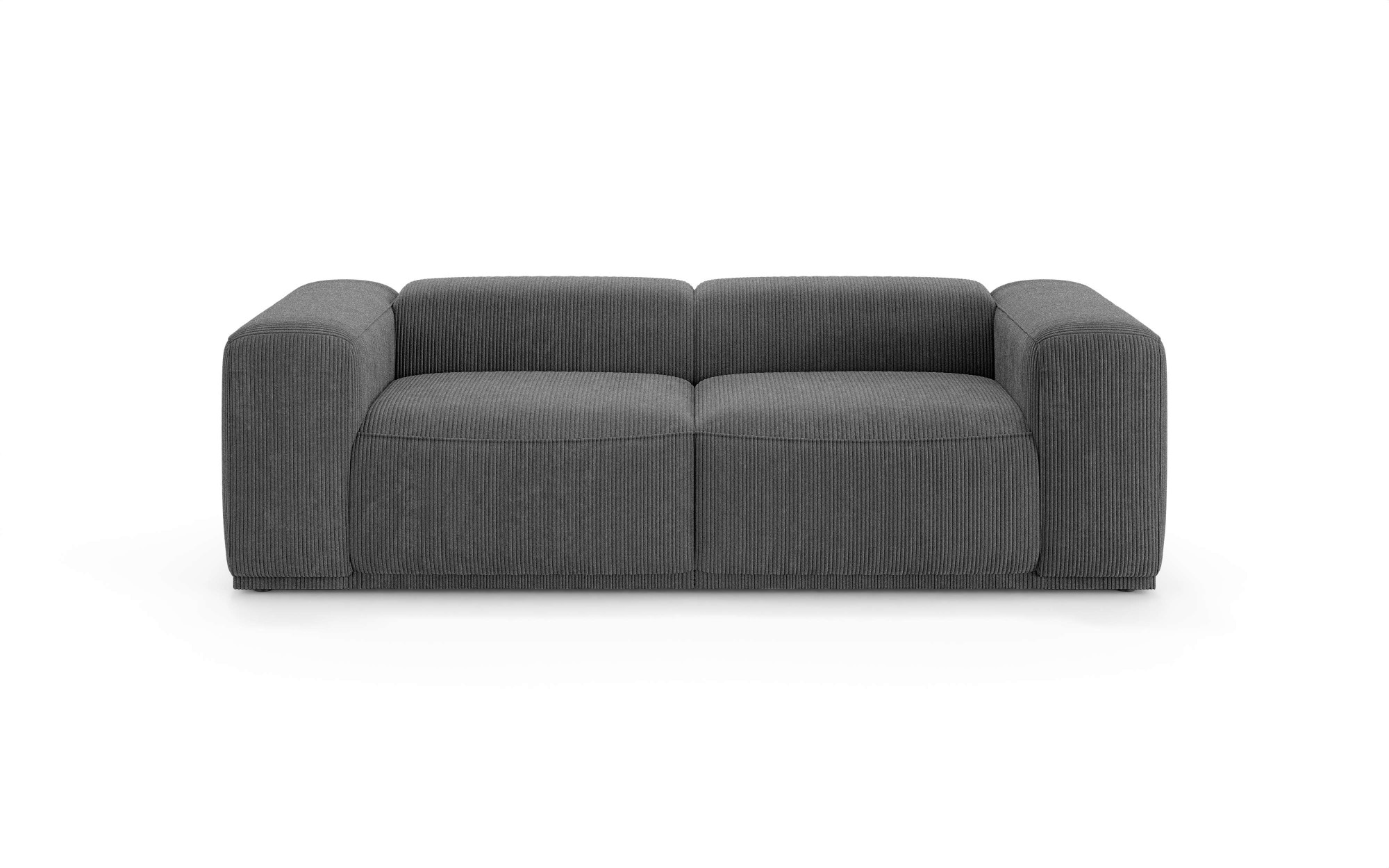 s.Oliver Big-Sofa »EMMERIK Designersofa, 3-Sitzer mit Wellenfederung, B/T/H: 242/98/73 cm«, hoher Sitzkomfort, gemütlich und modern, auch in Cord