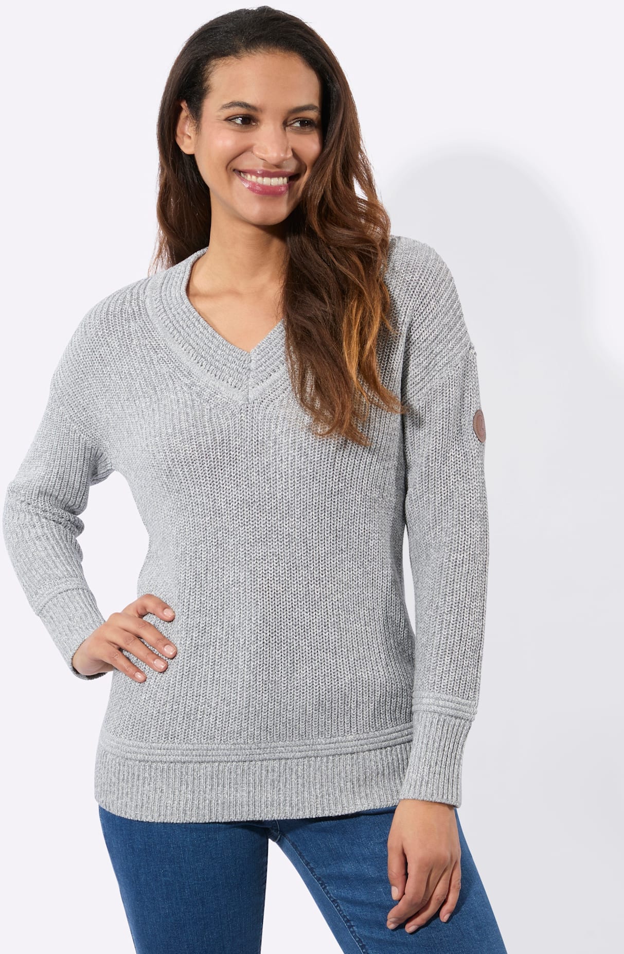 Casual Looks V-Ausschnitt-Pullover »V-Ausschnitt-Pullover«