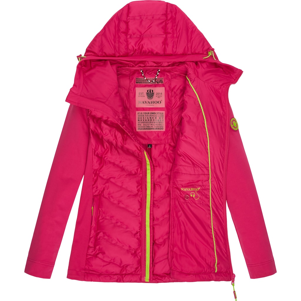 Navahoo Outdoorjacke »Nimm Mich Mit«, mit Kapuze