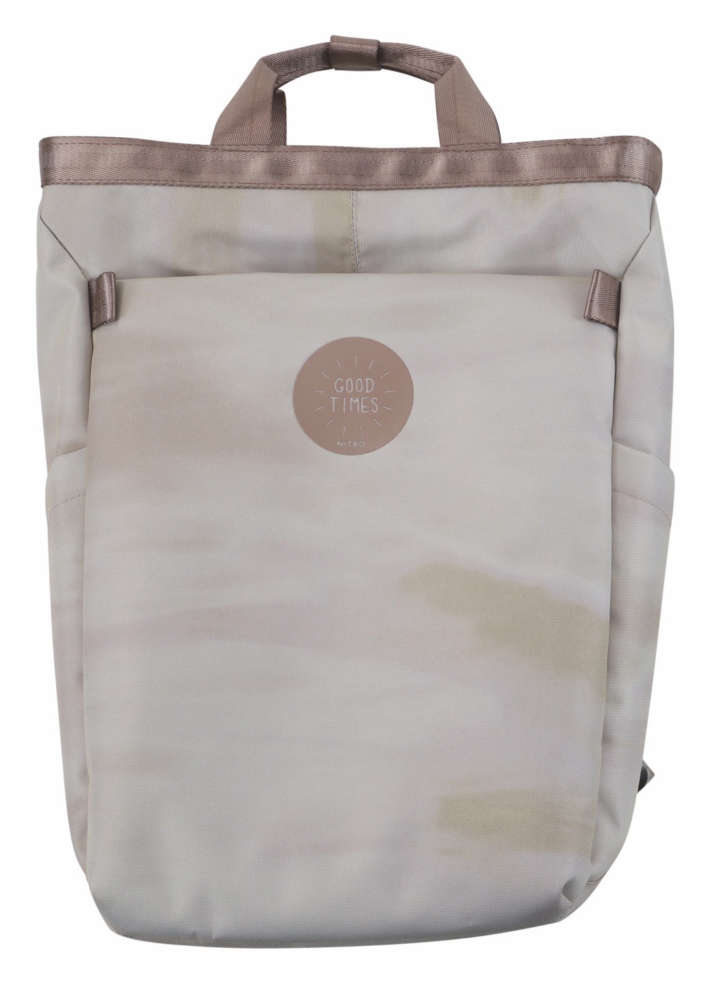 NITRO Cityrucksack "Mojo", beige, Polyester, Basic, Rucksäcke, Damen Daypack, Tote Bag, Tasche für Alltag und Freizeit