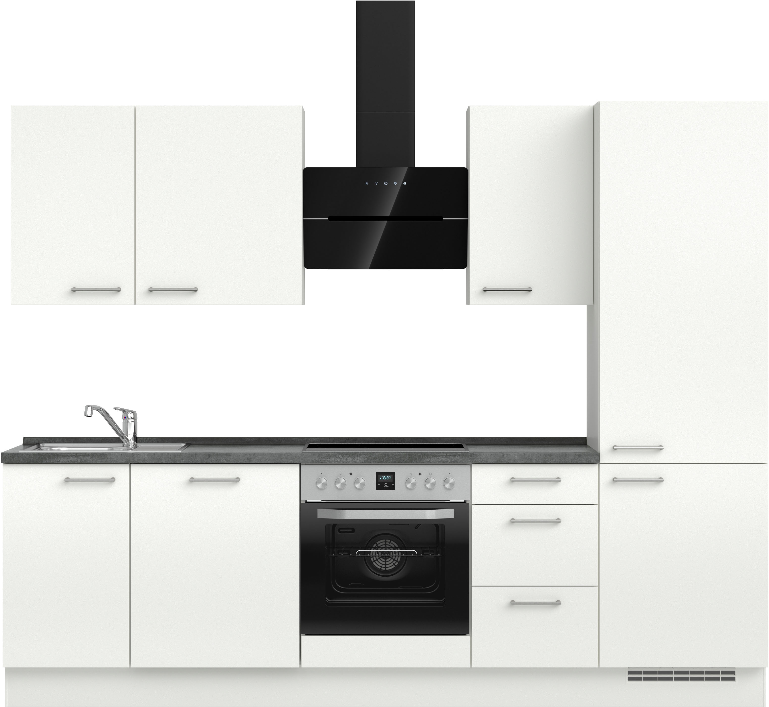 nobilia Küchenzeile ""Laser II", Ausrichtung wählbar, Breite 270 cm" vormon günstig online kaufen