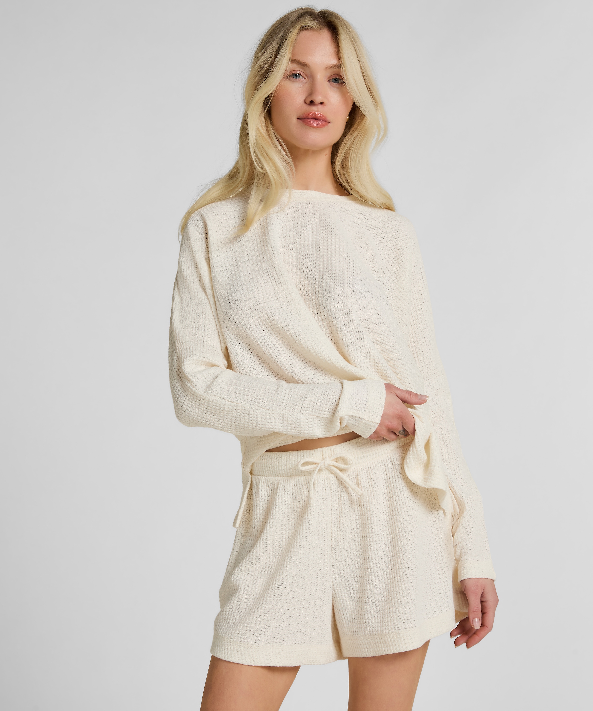 Hunkemöller Pyjama "Short Waffle Sloane" günstig online kaufen