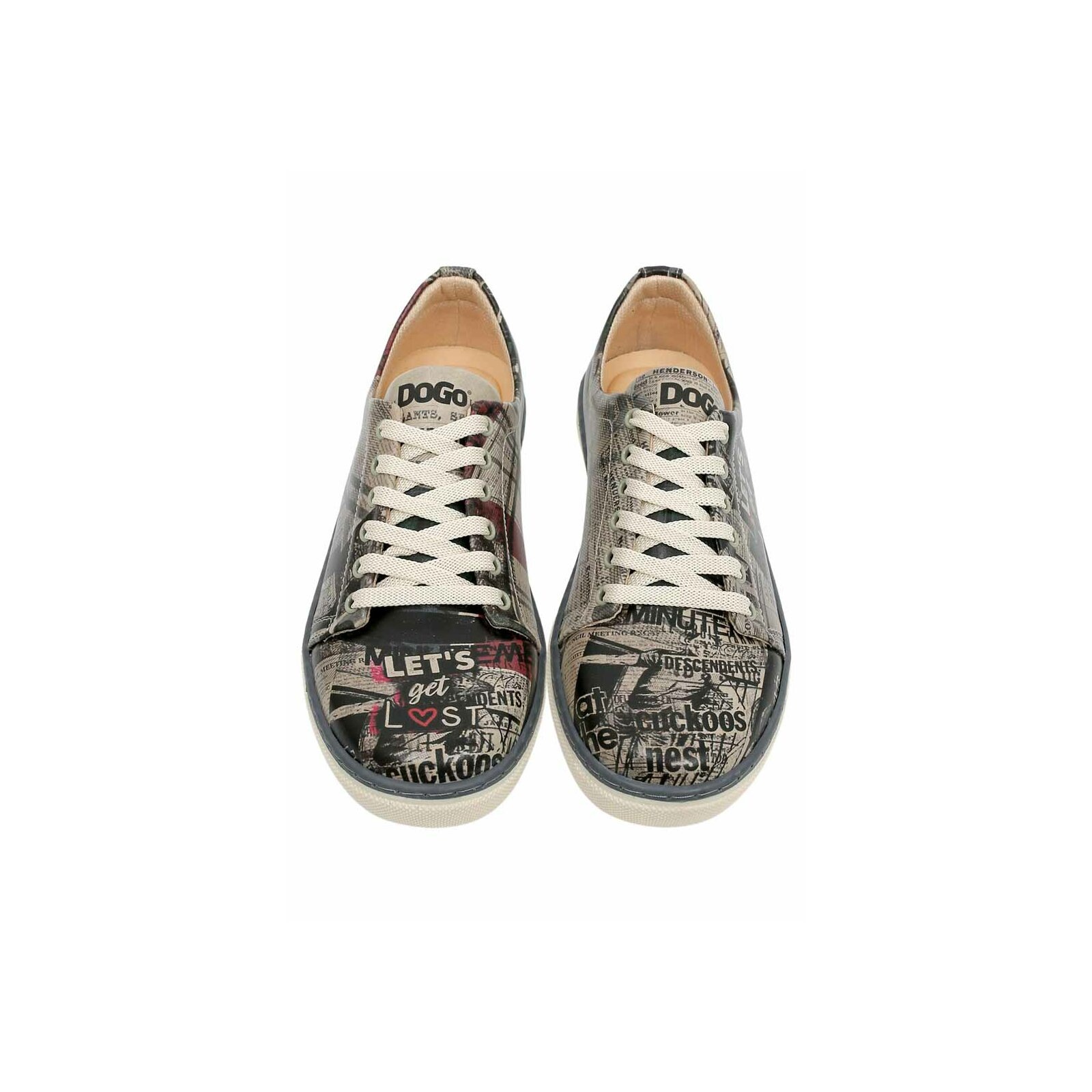 DOGO Sneaker »Classic Schnürsneaker Picture Perfect Damen Sneaker«, Handgefertigt