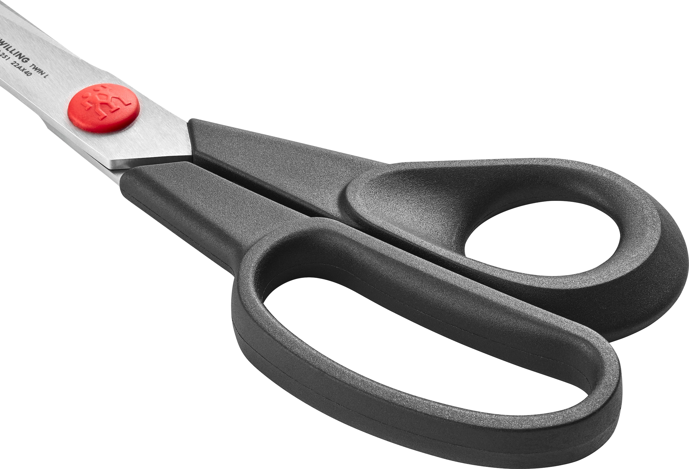 Zwilling Stoffscheren »TWIN L«, (1 tlg.), Rostfreier Spezialstahl, Ergonomisch, 20 cm, schwarz