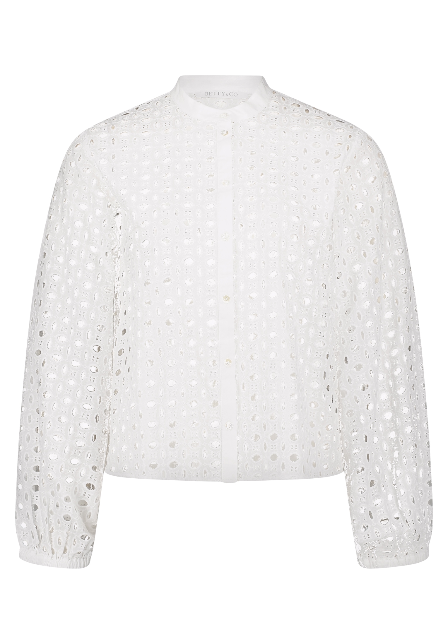 Betty&Co Spitzenbluse »Damen mit Stehkragen«