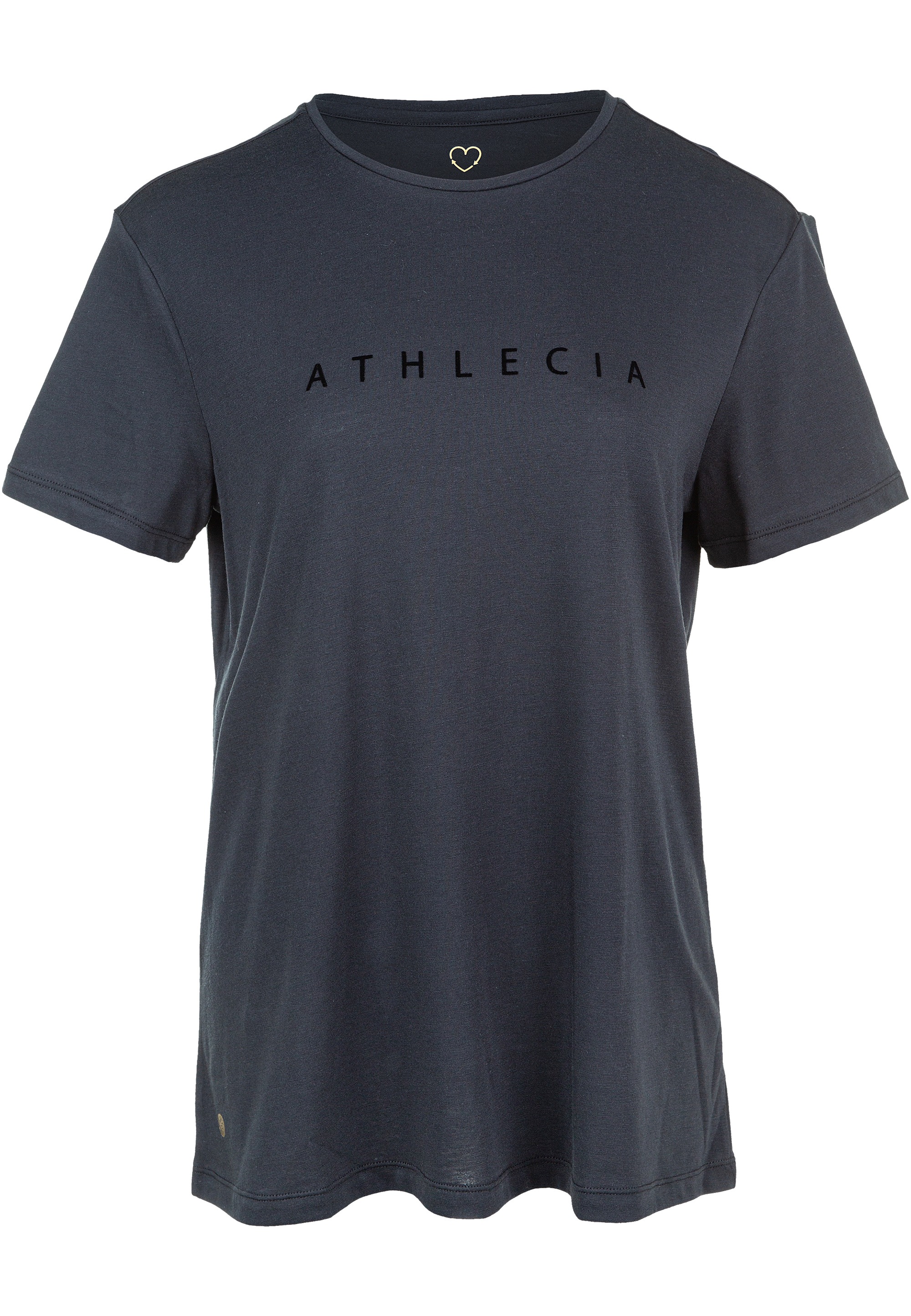 ATHLECIA Funktionsshirt »KATTY W Slub Tee«, (1 tlg.), aus Baumwolle und Recycling-Polyester