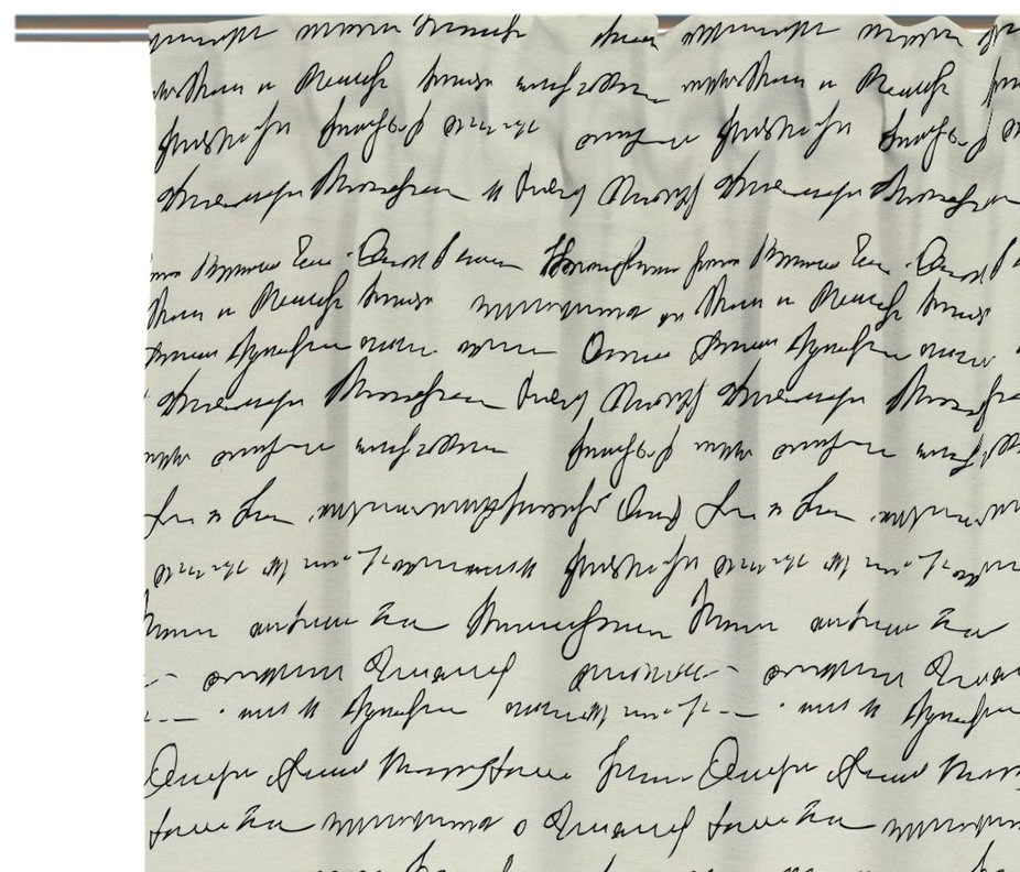Thumbnail - Adam Vorhang "Scribble", (1 St.), aus Bio-Baumwolle