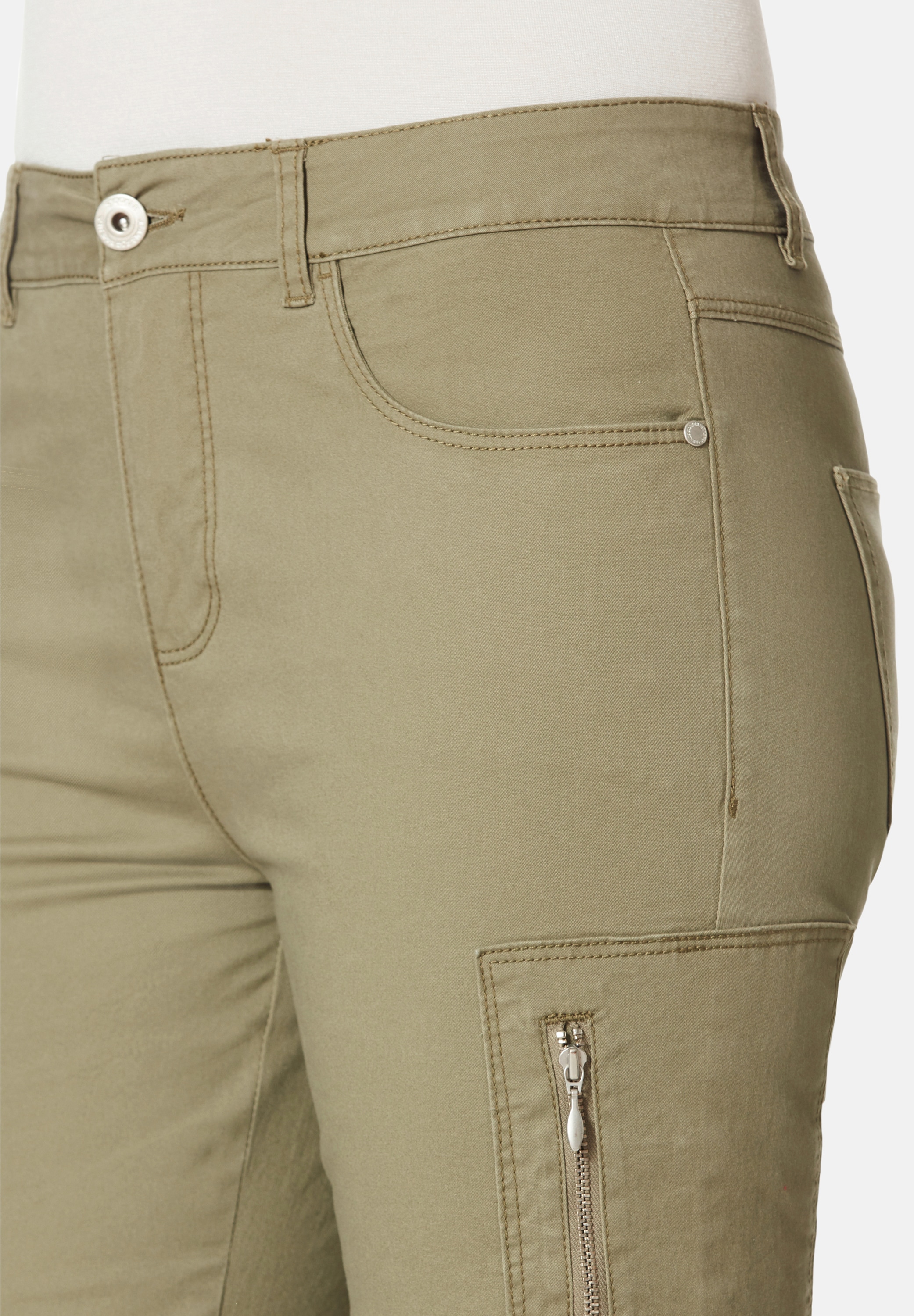 STOOKER WOMEN 7/8-Hose »Tahiti Fashion Capri Slim Fit«, Capri Slim Fit Casual Clean Wash Twill Coloured für Damen