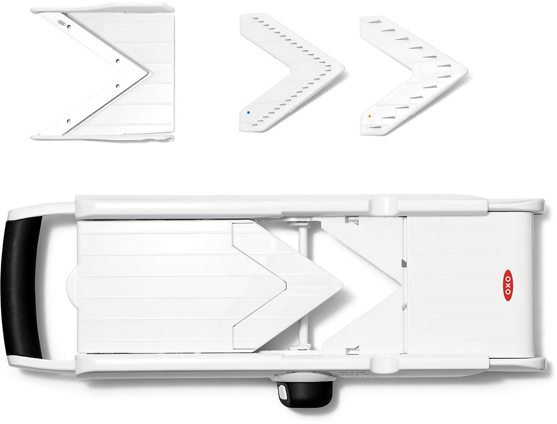 OXO Good Grips Gemüsehobel, Mandolinenschneider mit V-Klinge