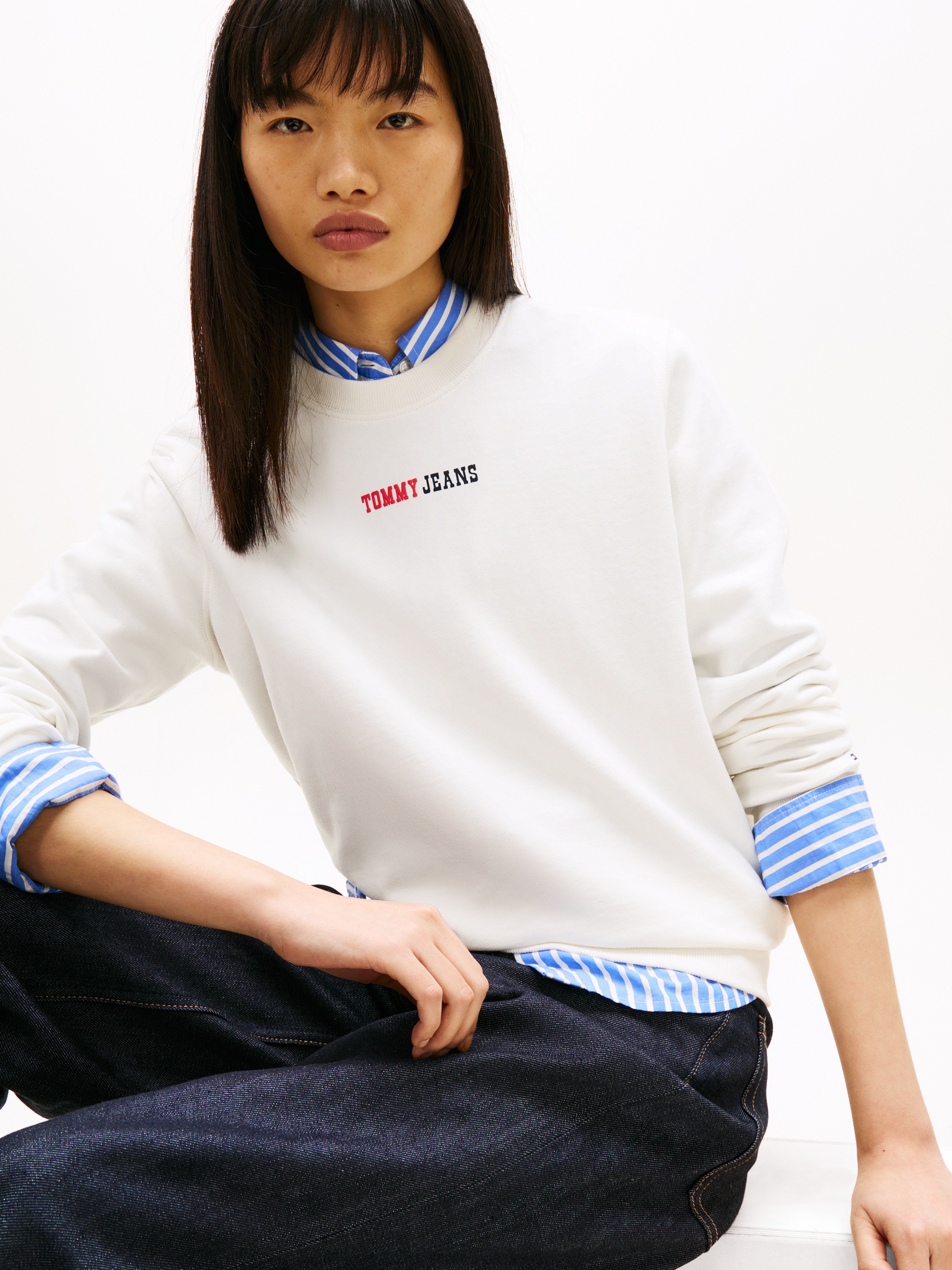 Tommy Jeans Sweatshirt "TJW REG ESS LOGO 2 CREW EXT" günstig online kaufen