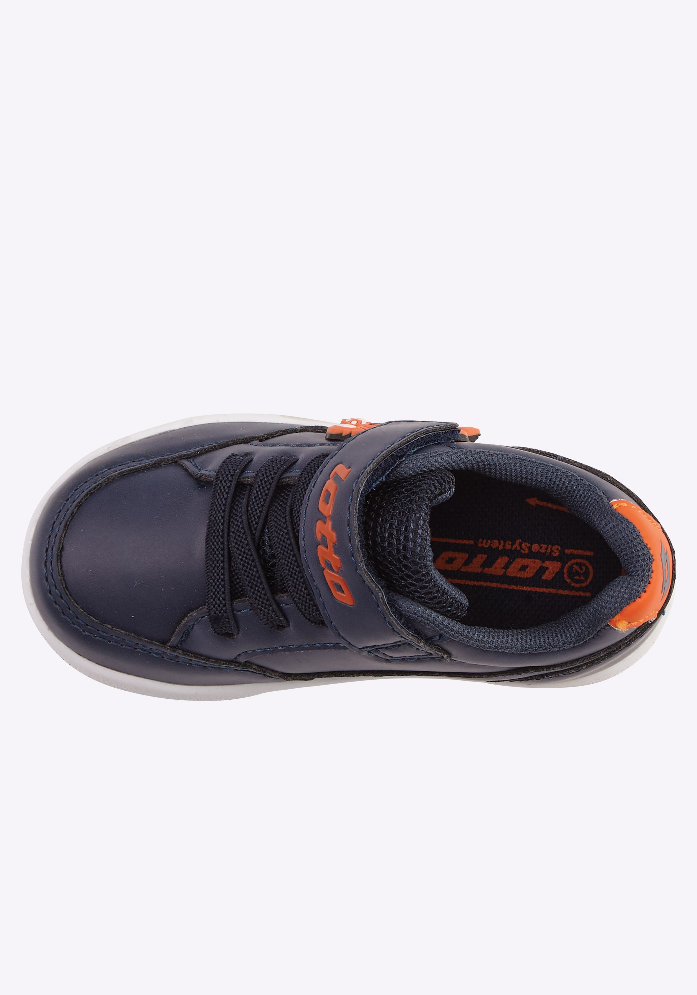 Lotto Kids Sneaker Navy Orange Size 21 2