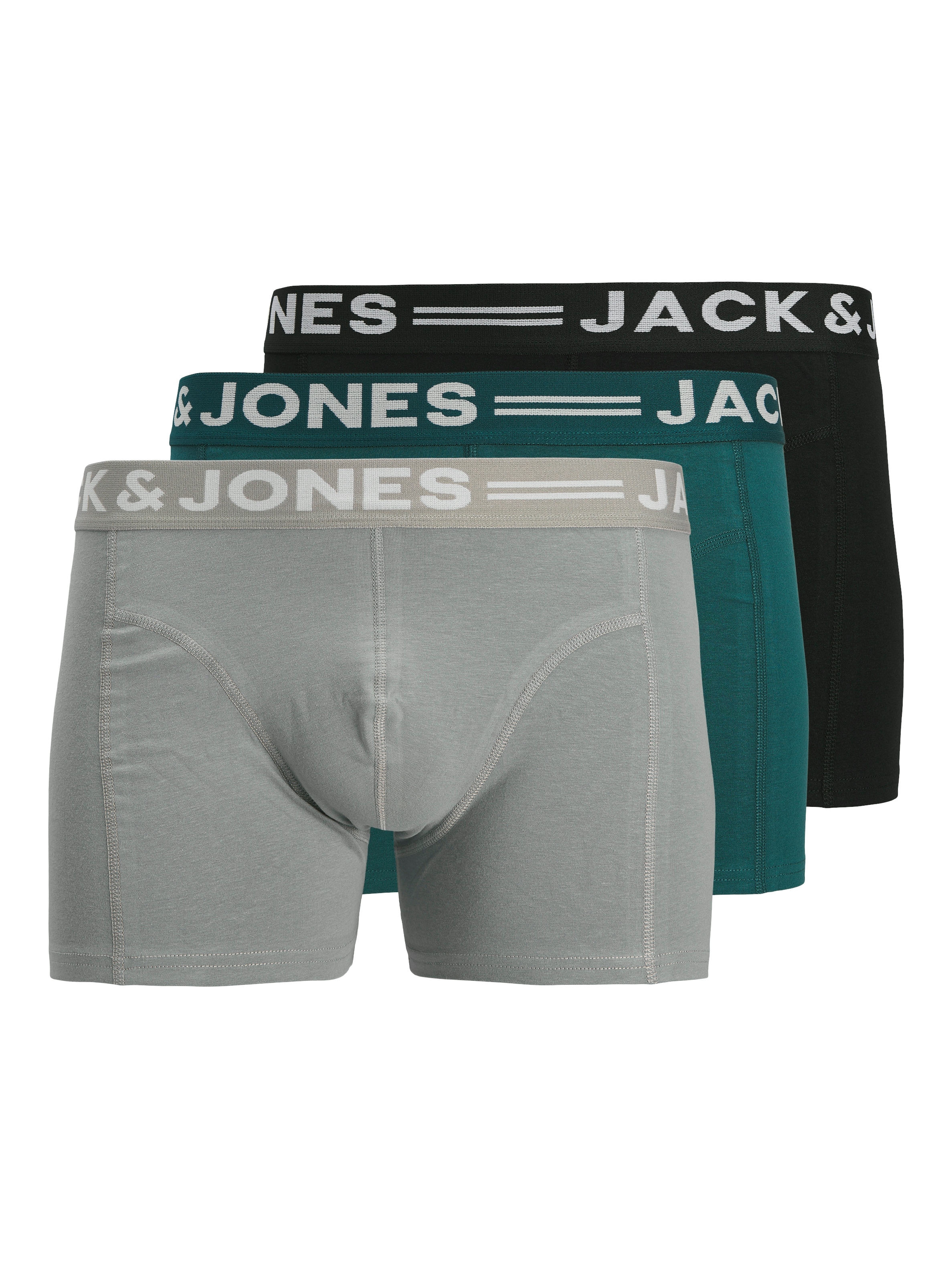 Jack & Jones Boxer "Sense Trunks" Packung, 3er-Pack, 3 Stk. Baumwollmischun günstig online kaufen