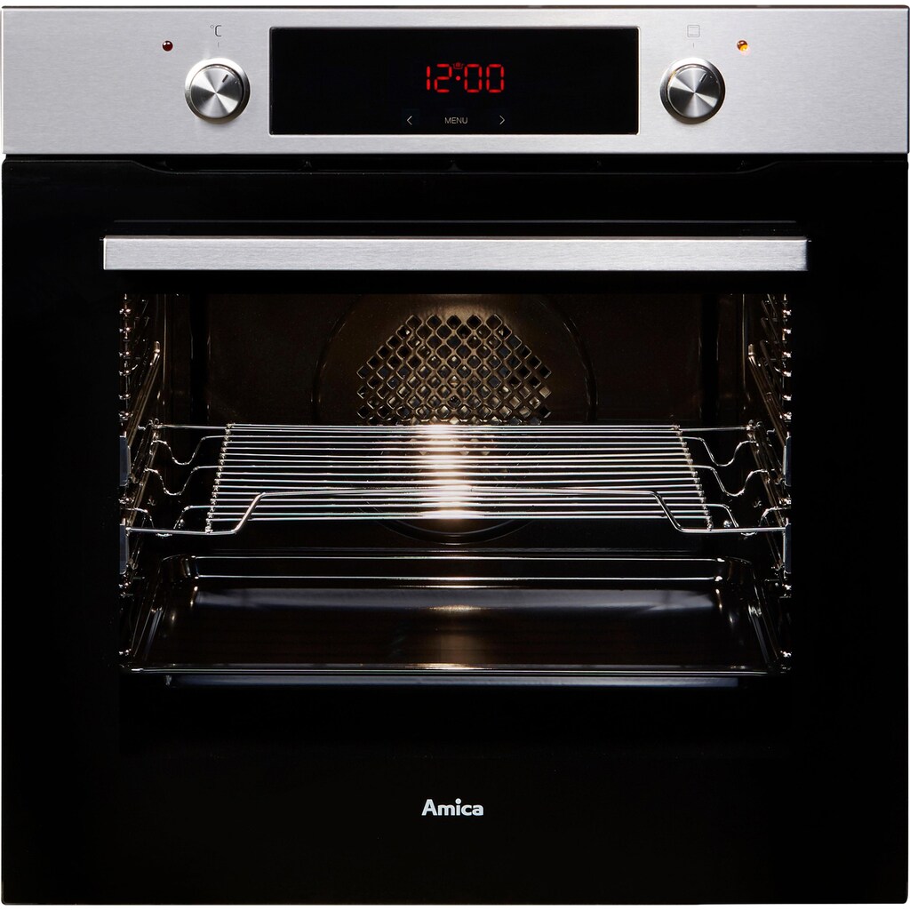 Amica Backofen-Set »BOXC 954 000«, BOXC 954 000 E, mit 2-fach-Teleskopauszug, Simple Steam Reinigungsfunktion