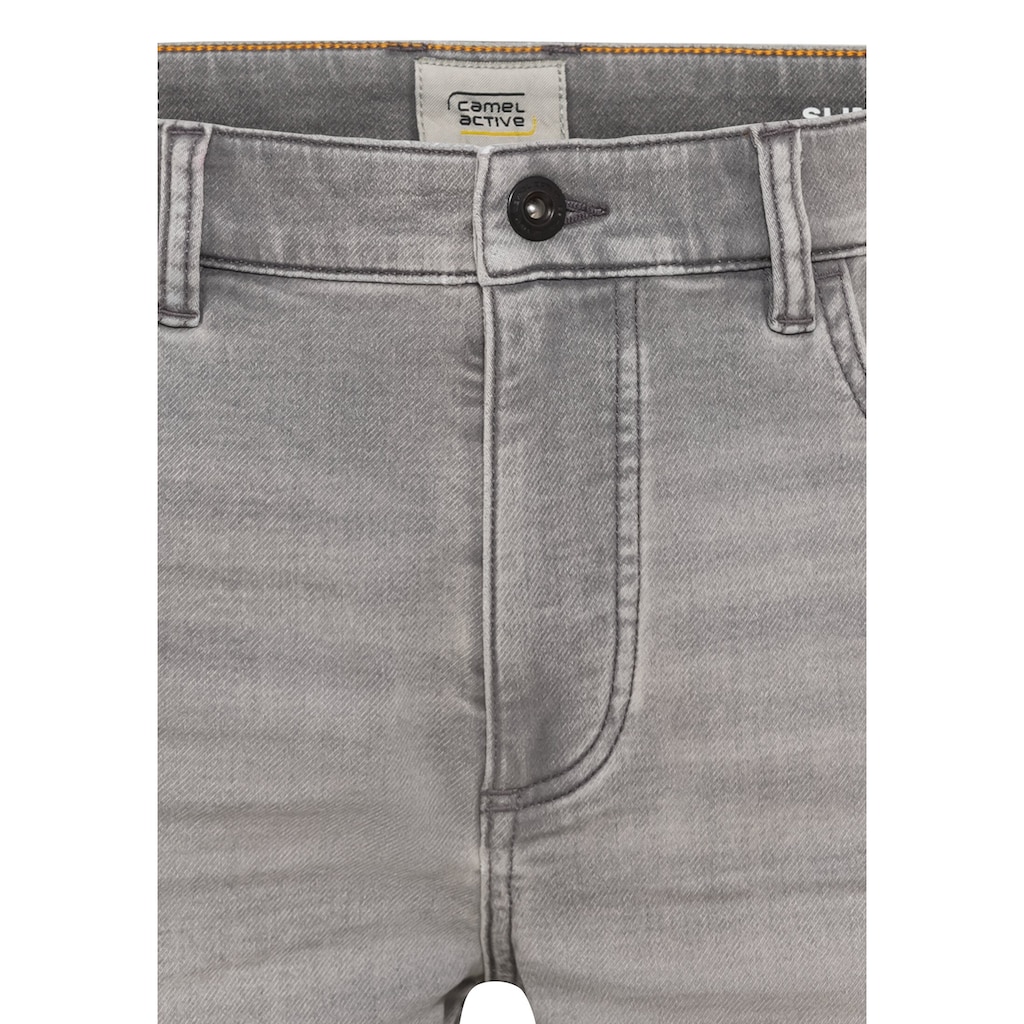 camel active Jeansshorts, mit Markenlabel