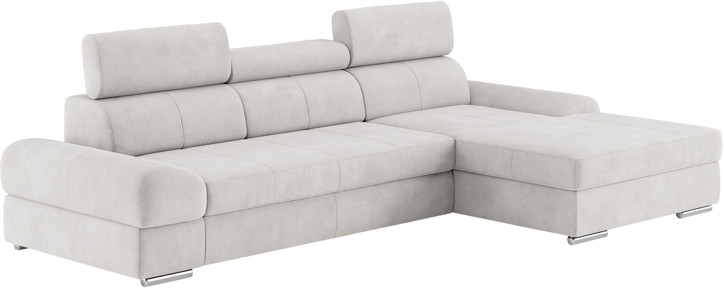 sit&more Ecksofa »Broadway L-Form«, inklusive Kopfteilverstellung, wahlweise mit Bettfunktion