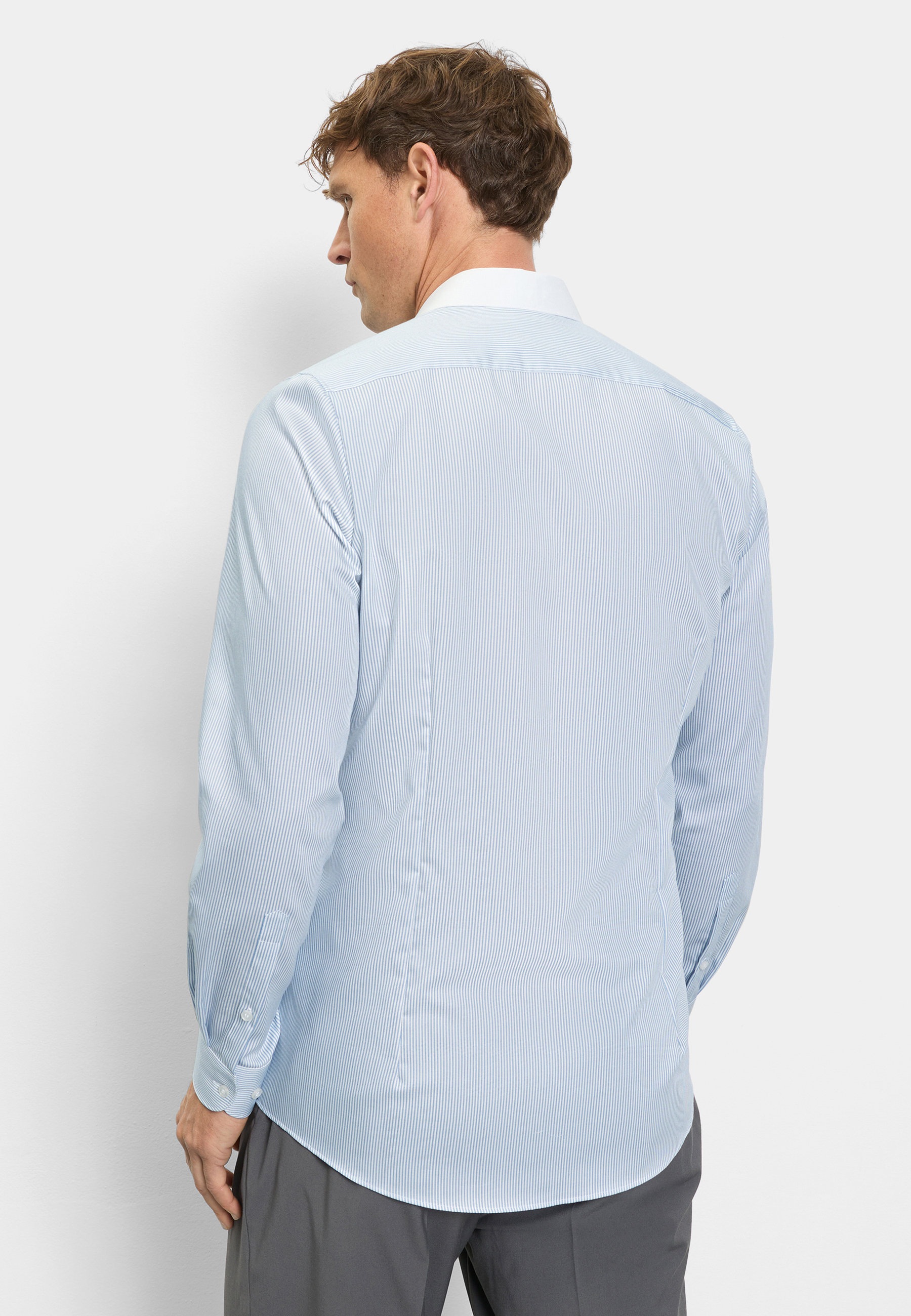 OLYMP Businesshemd »OLYMP Level Five, body fit, Haifisch«