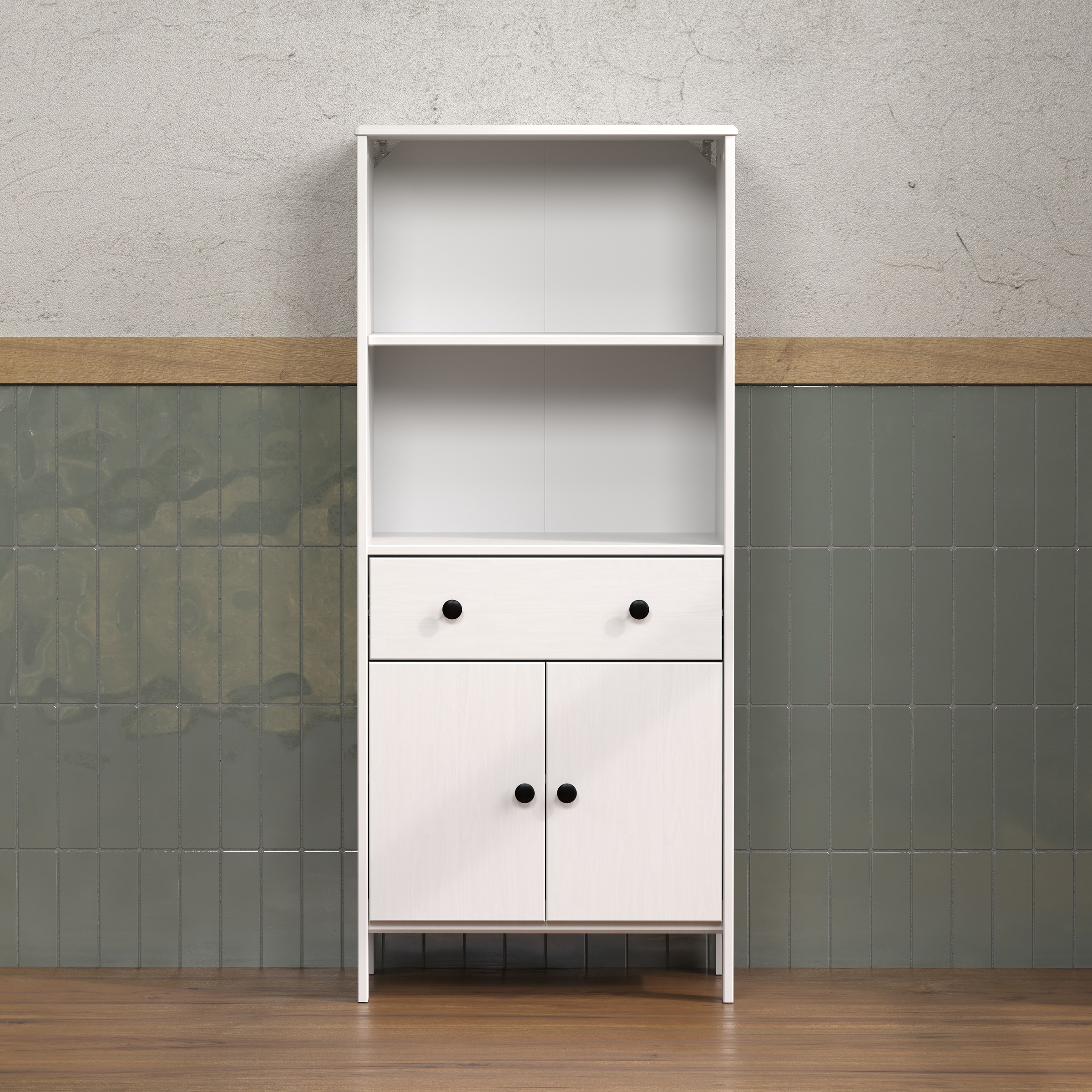 welltime Midischrank "Kall" 1 Stk. tlg. Breites Badregal aus Kiefer-Massivh günstig online kaufen