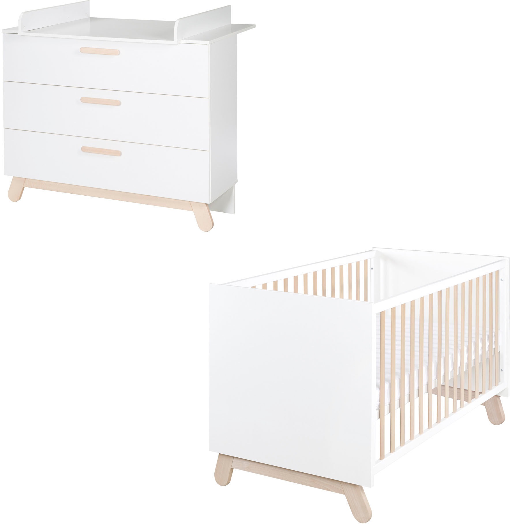 Roba ® Babymöbel-Set »Clara Weiß« (Spar-Set...