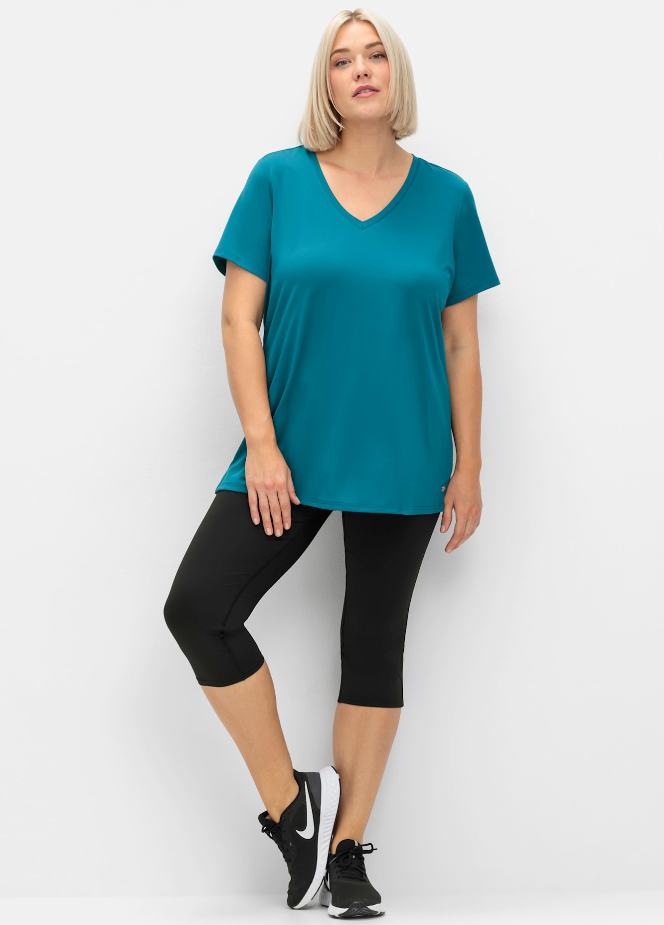 Sheego T-Shirt "Funktionsshirt" 1 Stk. tlg. günstig online kaufen