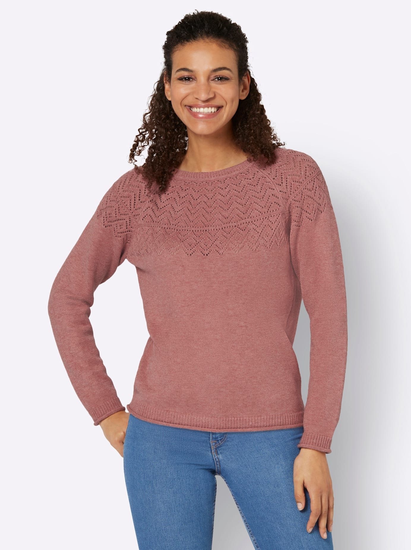 Inspirationen Ajourpullover "Ajour-Pullover" günstig online kaufen