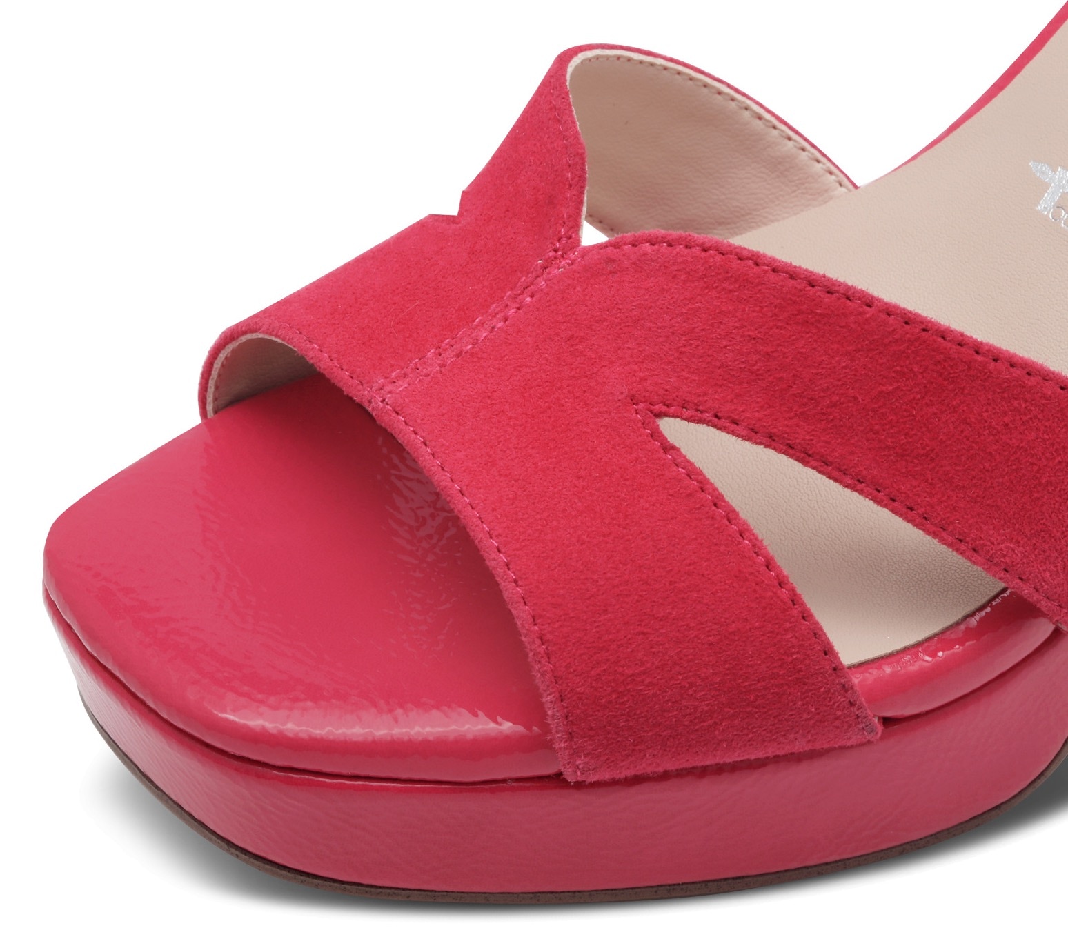 Tamaris High-Heel-Sandalette, Sommerschuh, Abendschuh, Blockabsatz, mit ANTIshokk-Absatz