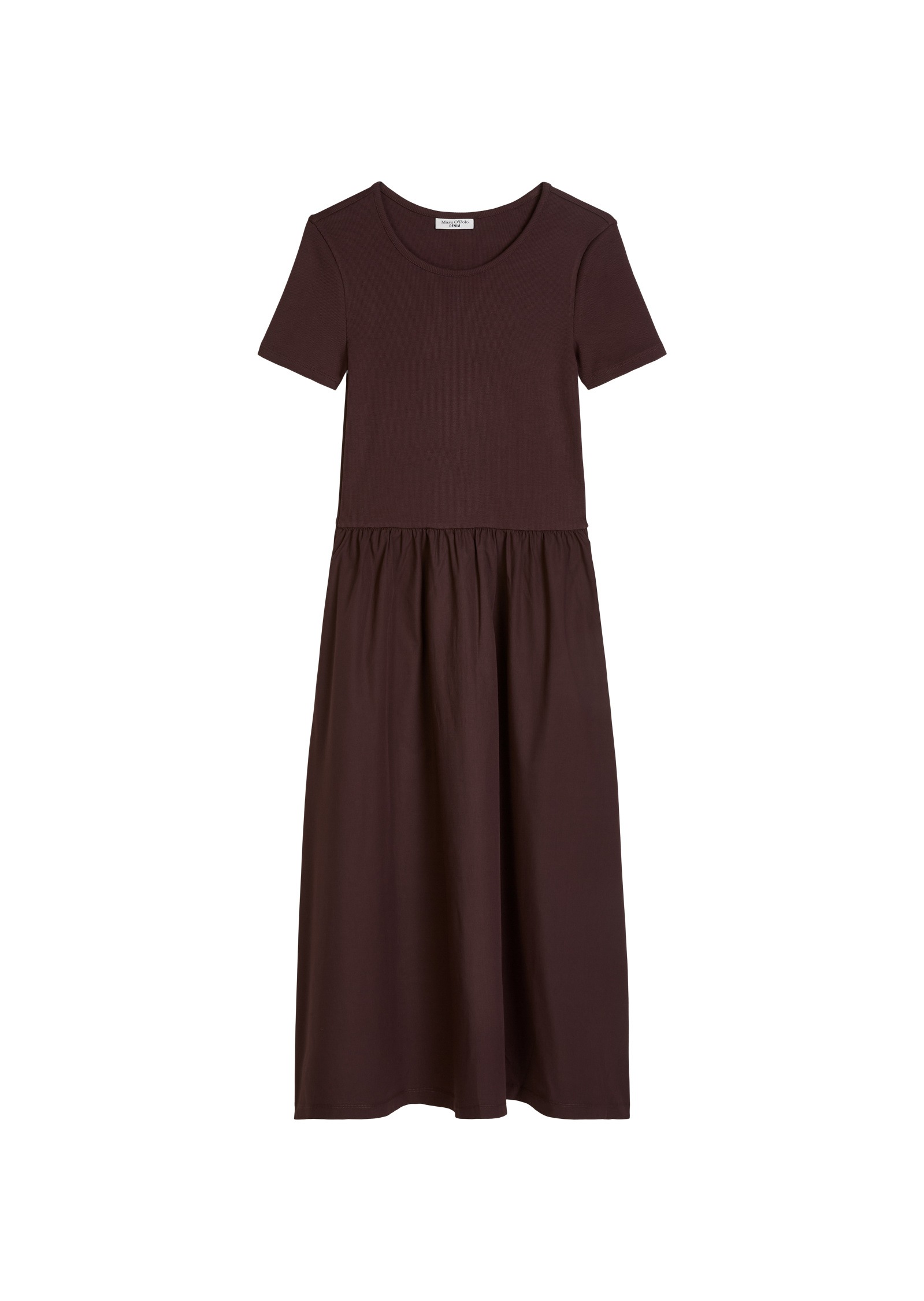 Marc O'Polo DENIM Jerseykleid »mit Baumwoll-Popelinerock«