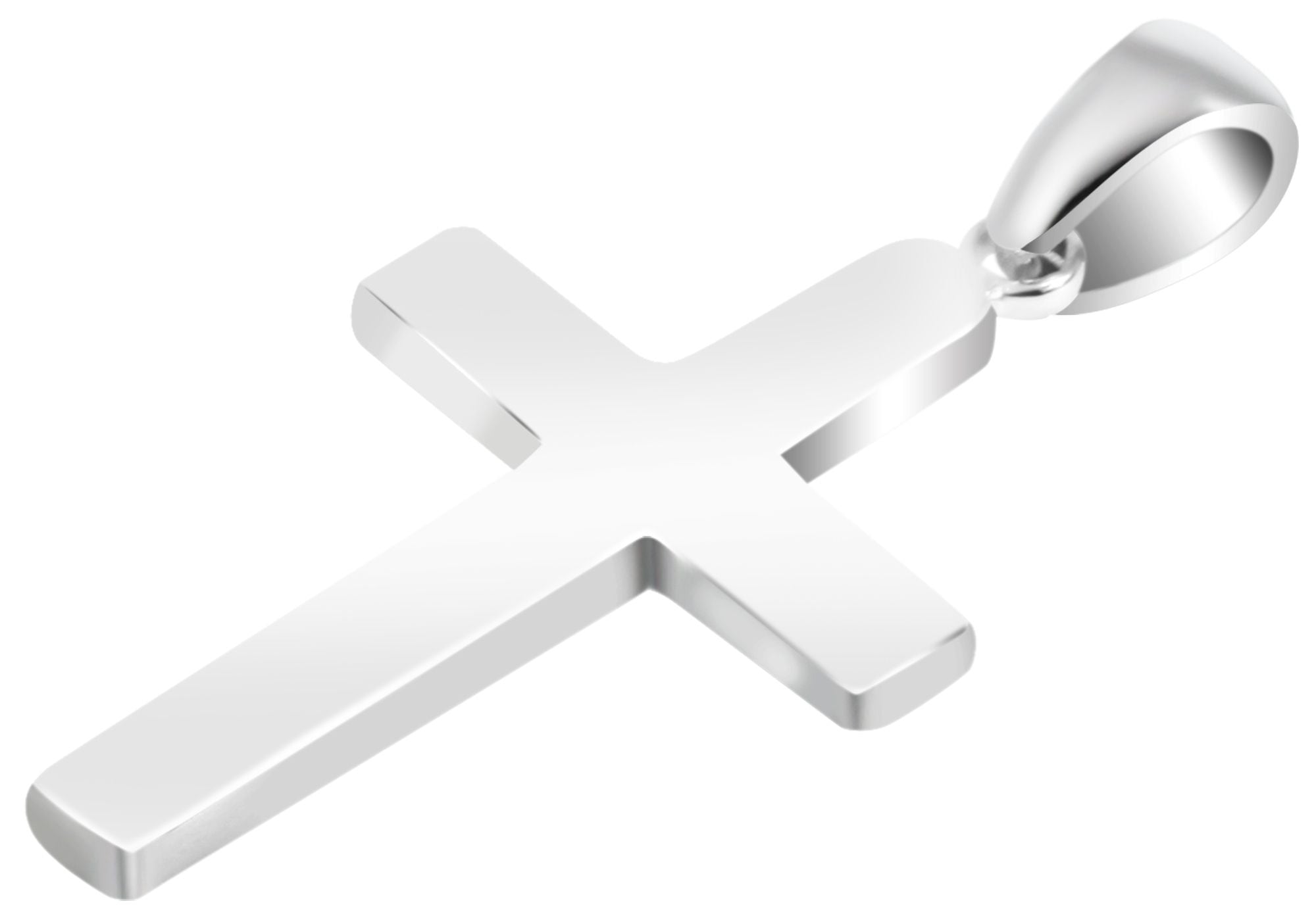 Adelia´s Kette ohne Anhänger »Unisex Halskette mit Anhänger – Kreuz aus 925 Silber« Ideal zum Verschenken – schlicht und stilvoll