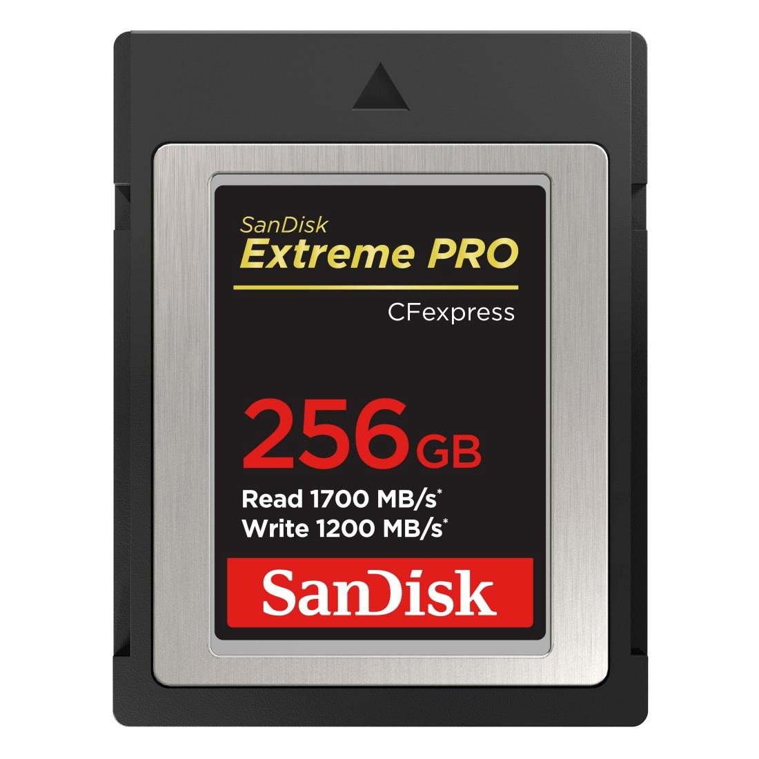 SANDISK Speicherkarte "CF Extreme PRO CFexpress, Typ B", 256 GB, schwarz, Speicherkarten