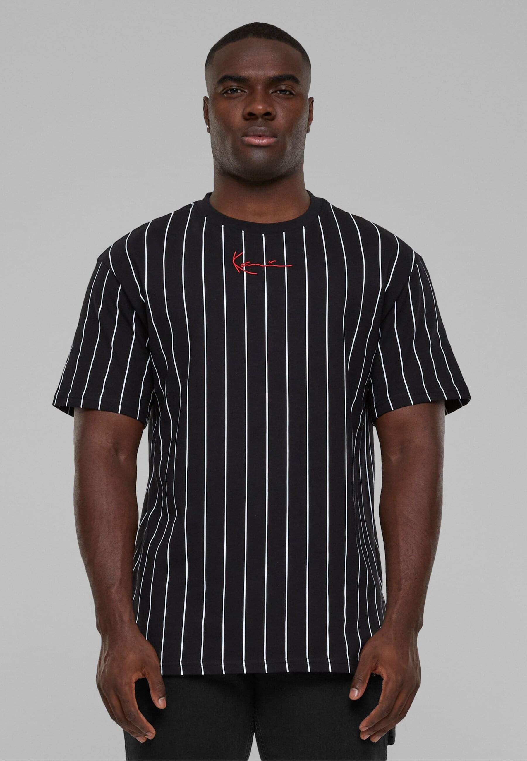 Karl Kani T-Shirt »Karl Kani Herren KM222-101-1 KK 2-Pack Pinstripe + Essential Tee«, (1 tlg.)