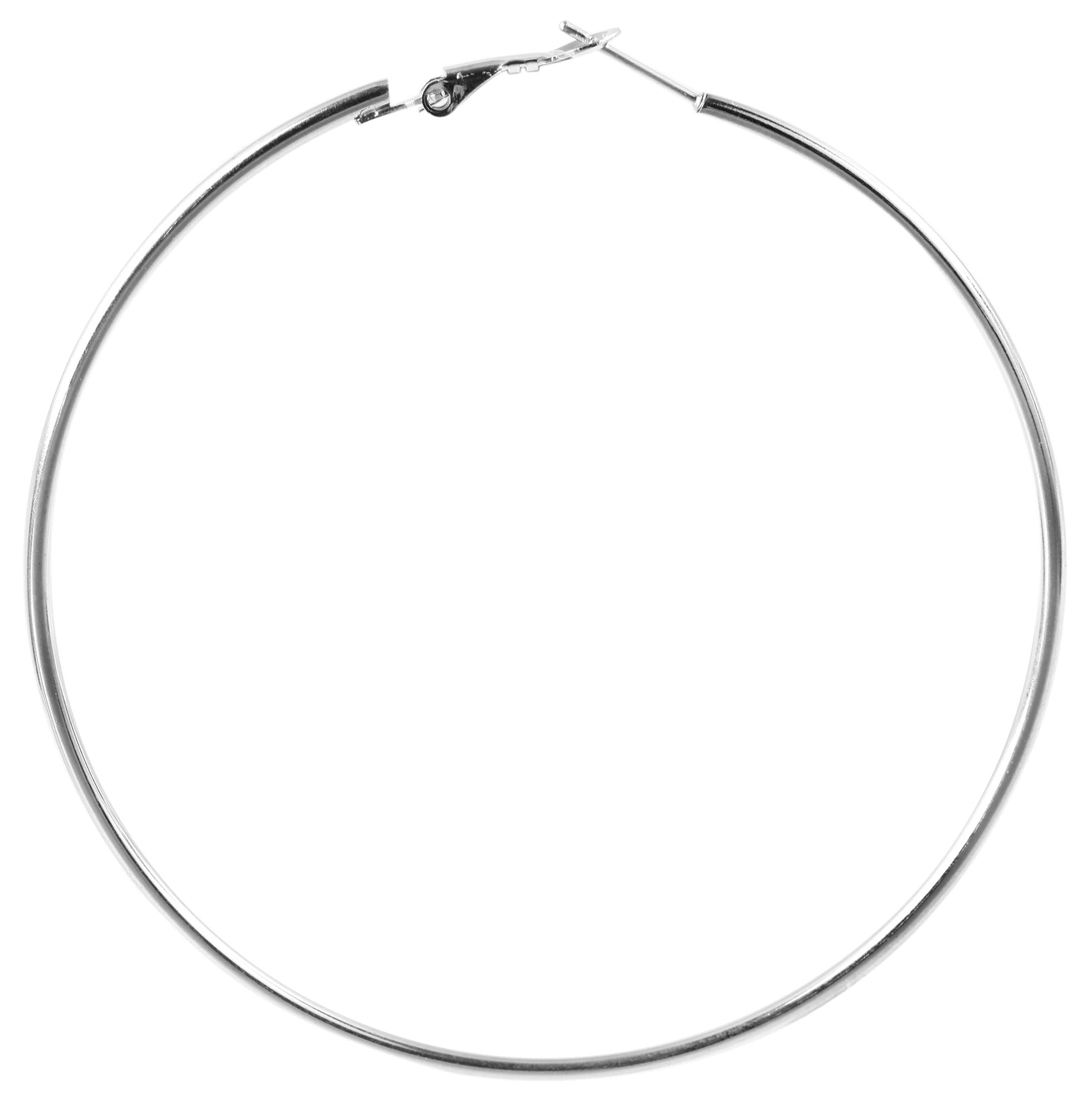Adelia´s Paar Creolen "Ohrringe – Creole aus Edelstahl" Ideal zum Verschenken – schlicht und stilvoll