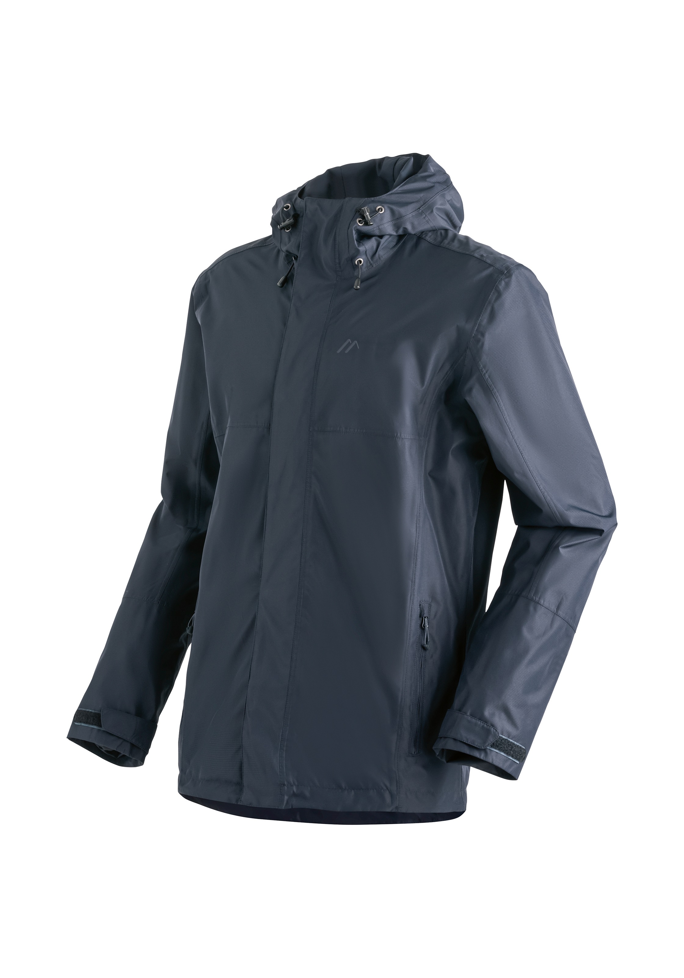 Regenjacke MAIER SPORTS "Abbenstein M", Herren, Gr. 58, blau (dunkelblau), 100% Polyester, Jacken Regenjacke, Herren Jacke wasserdicht, moderner Windbreaker, Outdoorjacke, Reg. Fit