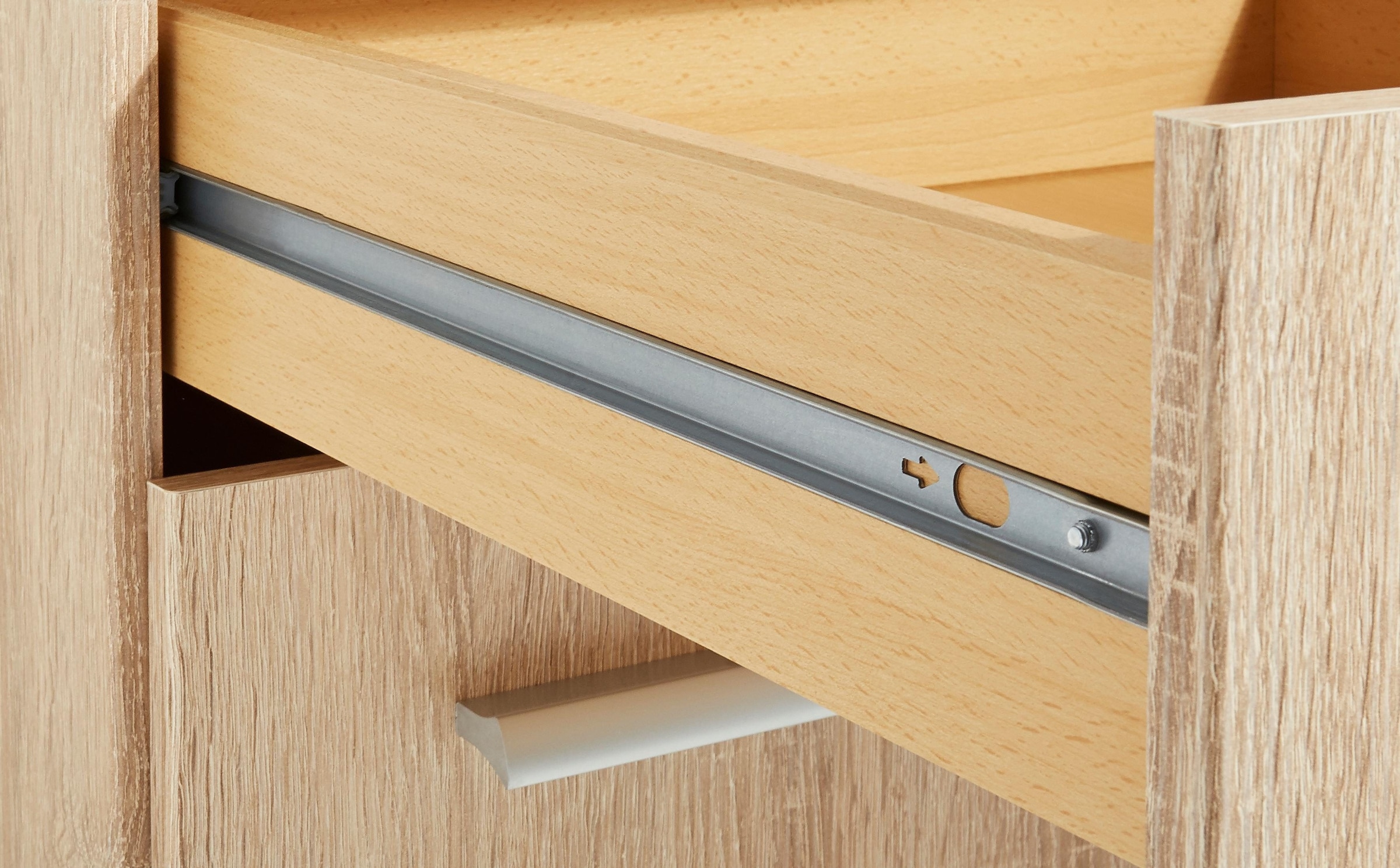 priess Kleiderschrank »Schrank Garderobe Wäscheschrank Barcelona in 5 Breiten«, viel Stauraum, geräumige Schubkästen, mit Spiegel, MADE IN GERMANY
