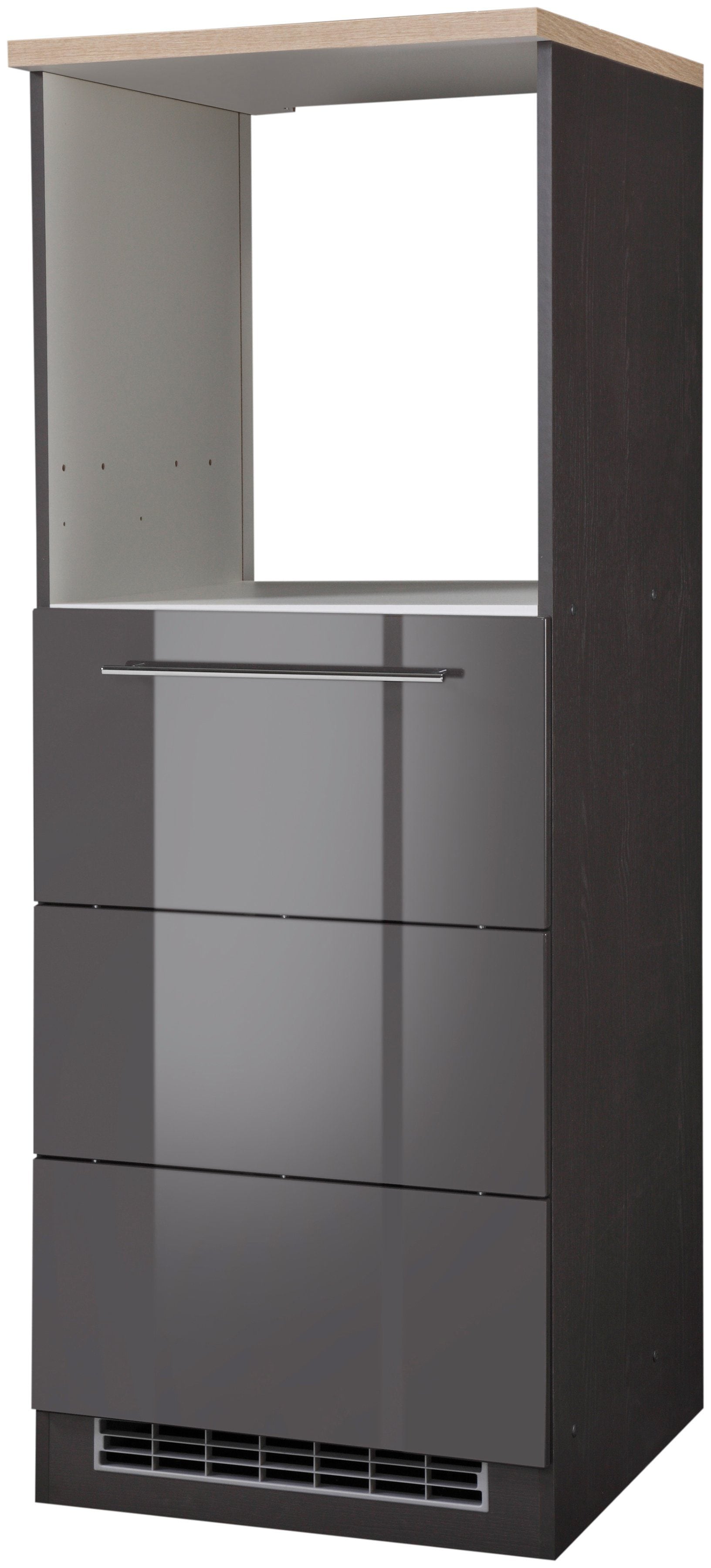 KOCHSTATION "KS-Wien" Breite 60 cm, Höhe 165 cm, Türanschlag wechselbar