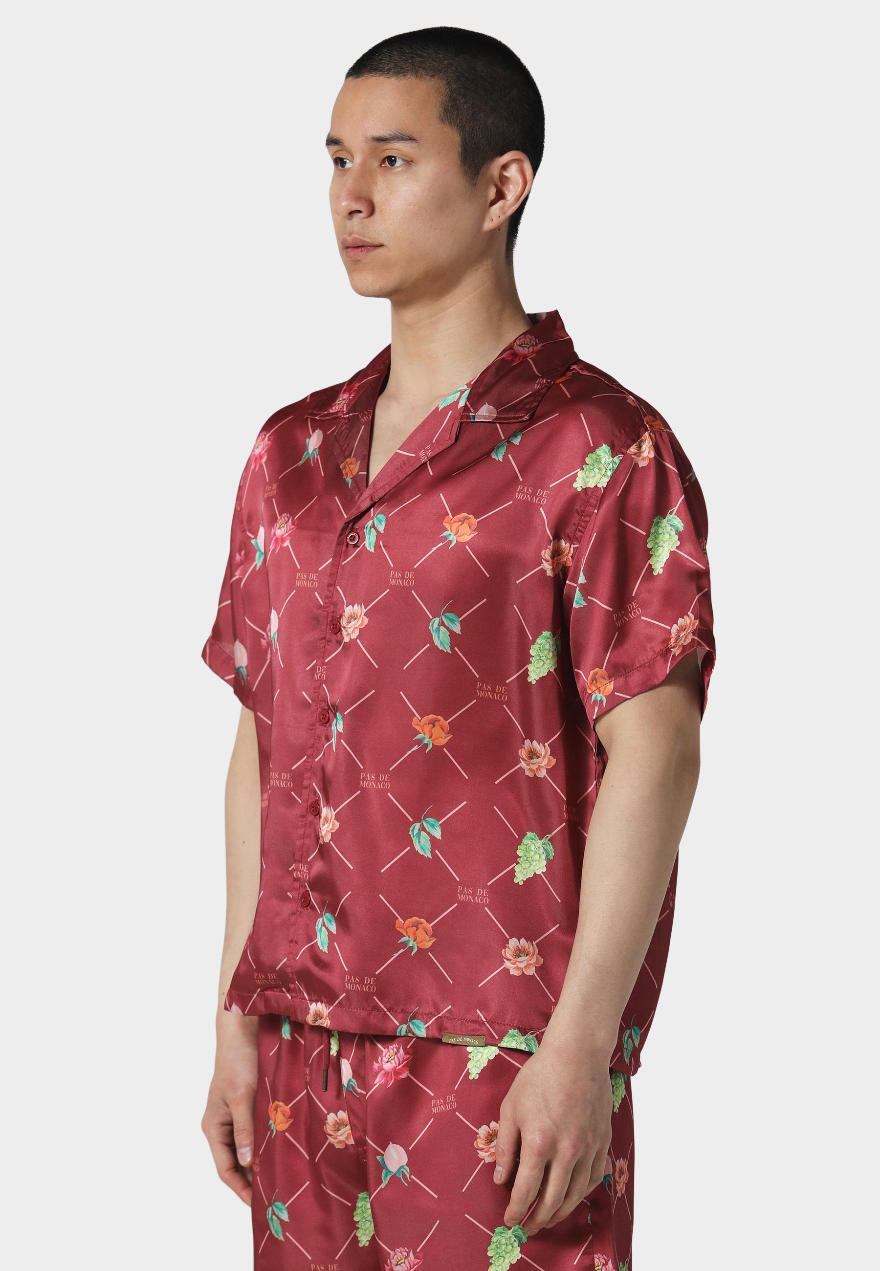 Pas De Monaco Langarmhemd »Pas De Monaco FRUIT MONOGRAM CUBAN SHIRT« 1 Stk.
