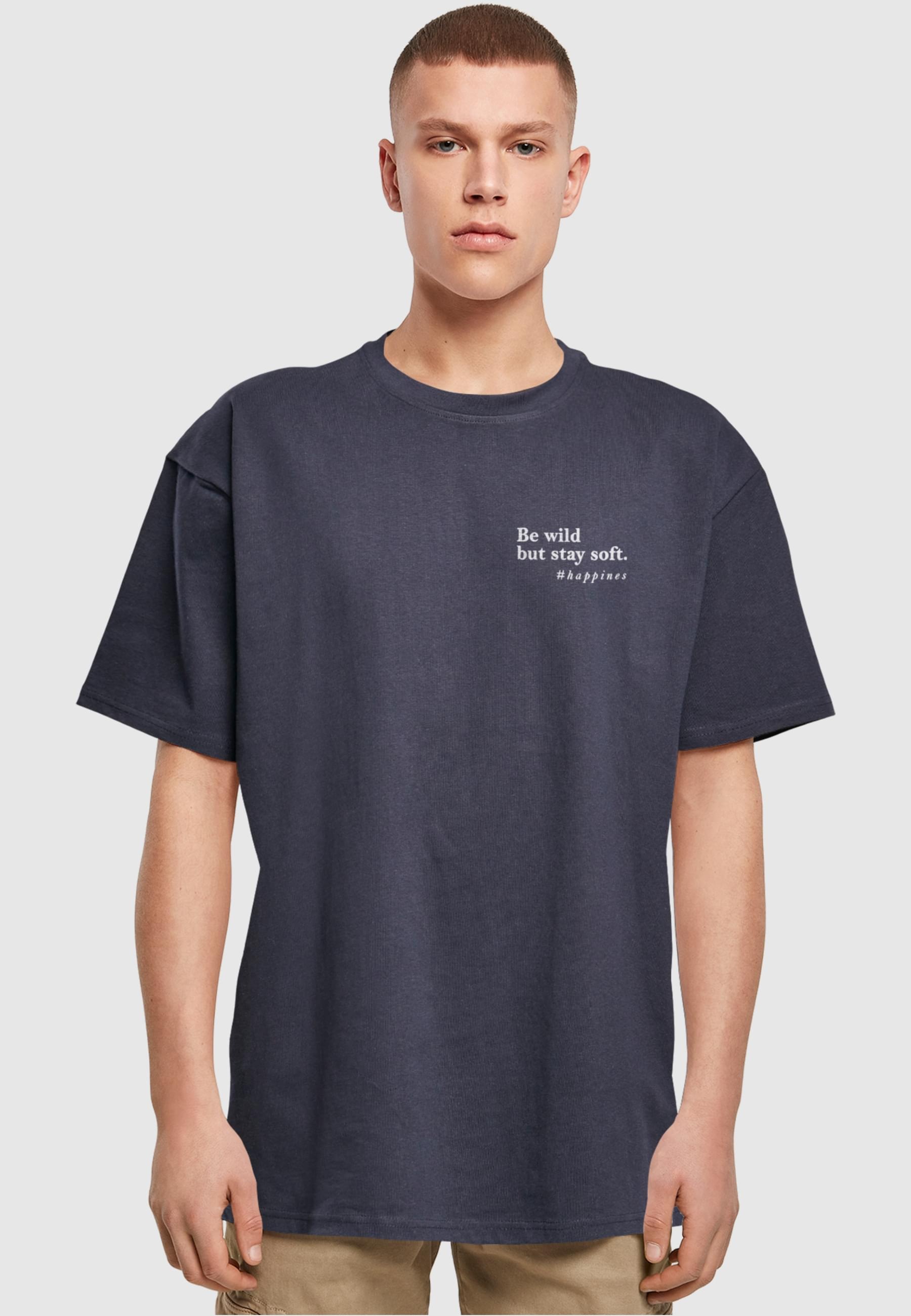 Merchcode T-Shirt »Merchcode Herren Happines Heavy Oversize Tee«, (1 tlg.)