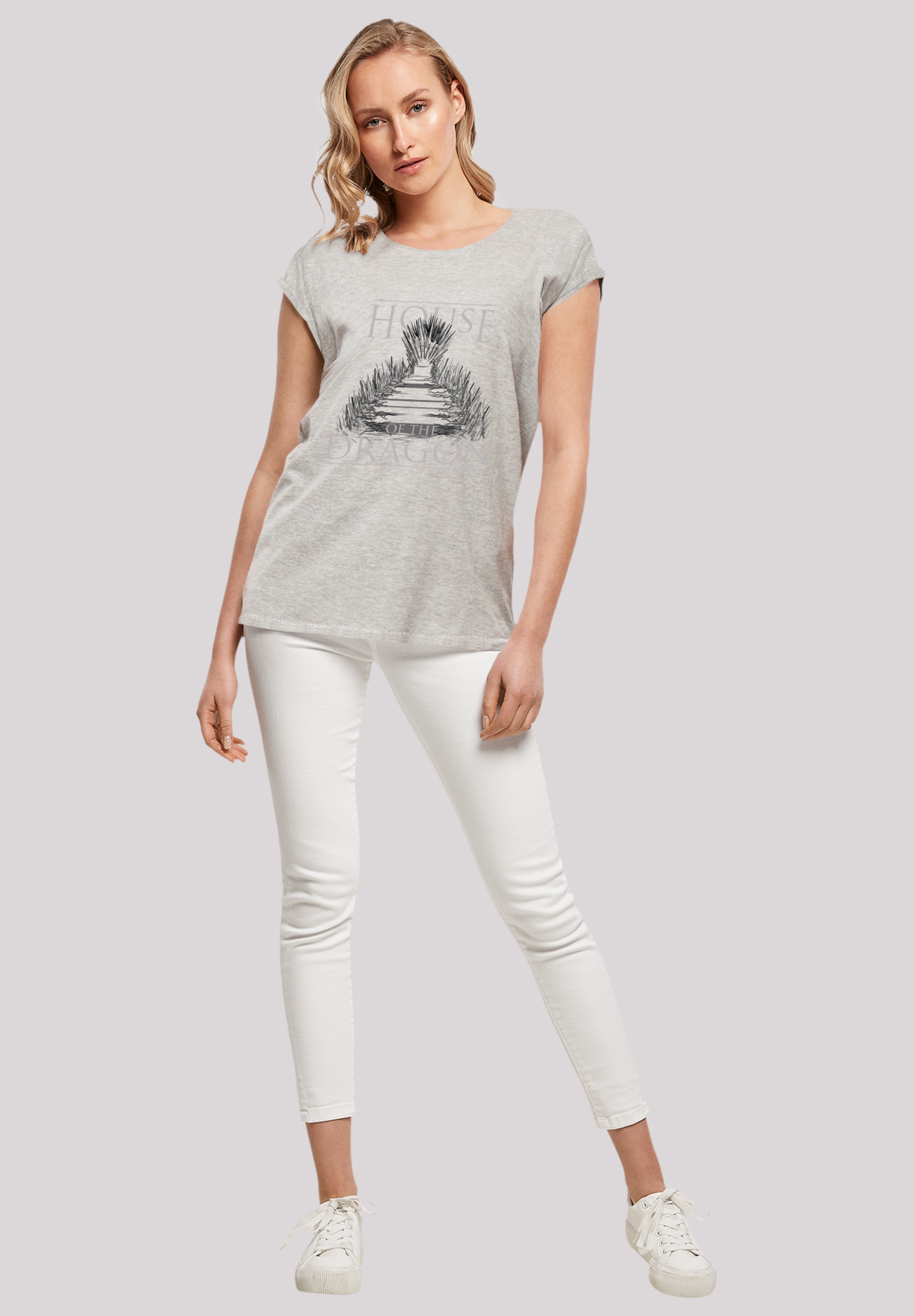 F4NT4STIC T-Shirt »House Of The Dragon Throne«, Premium Qualität