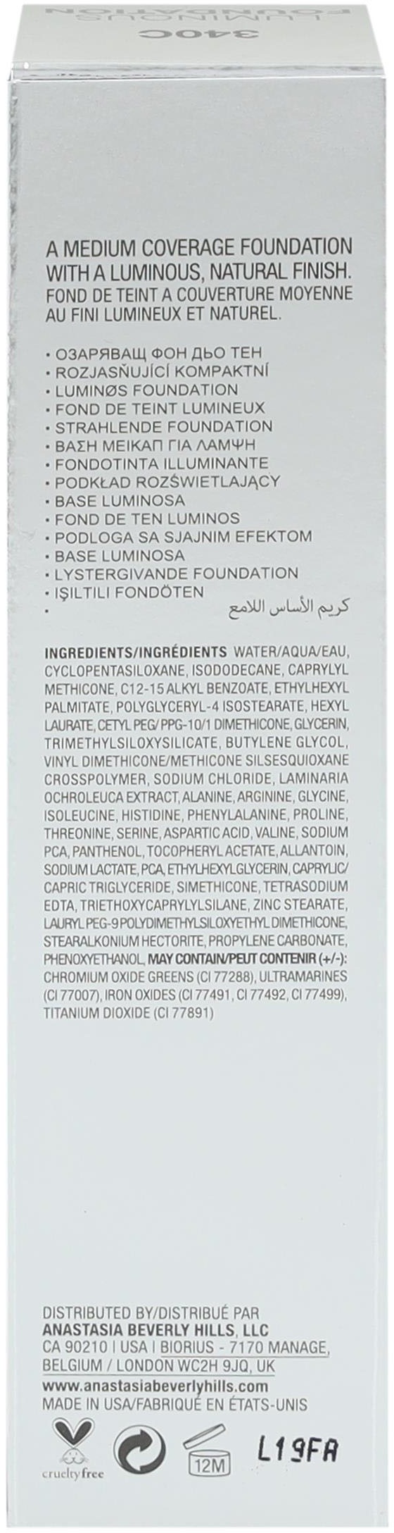 ANASTASIA BEVERLY HILLS Foundation »Luminous Foundation«