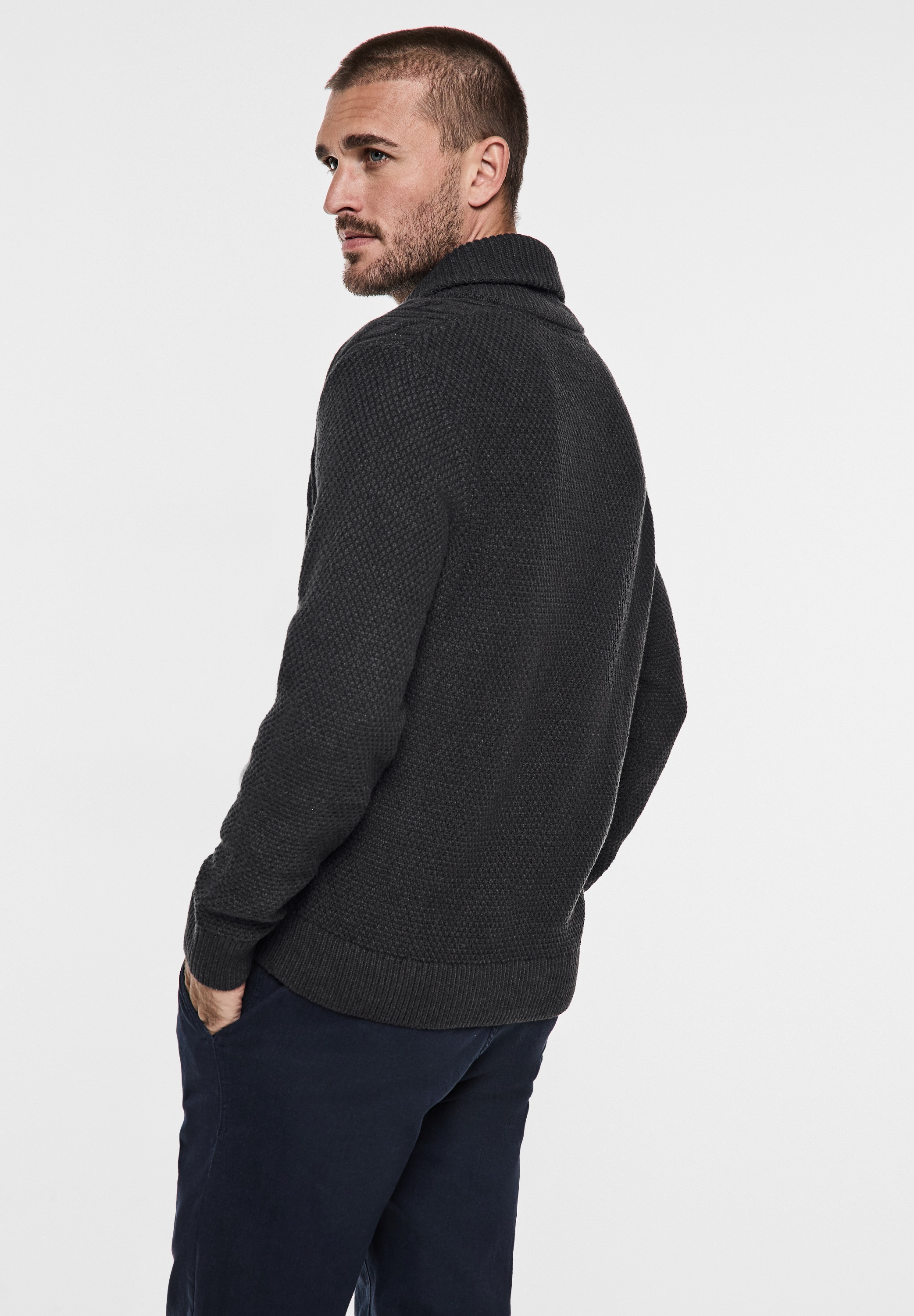 STREET ONE MEN Strickpullover, Grobstrick