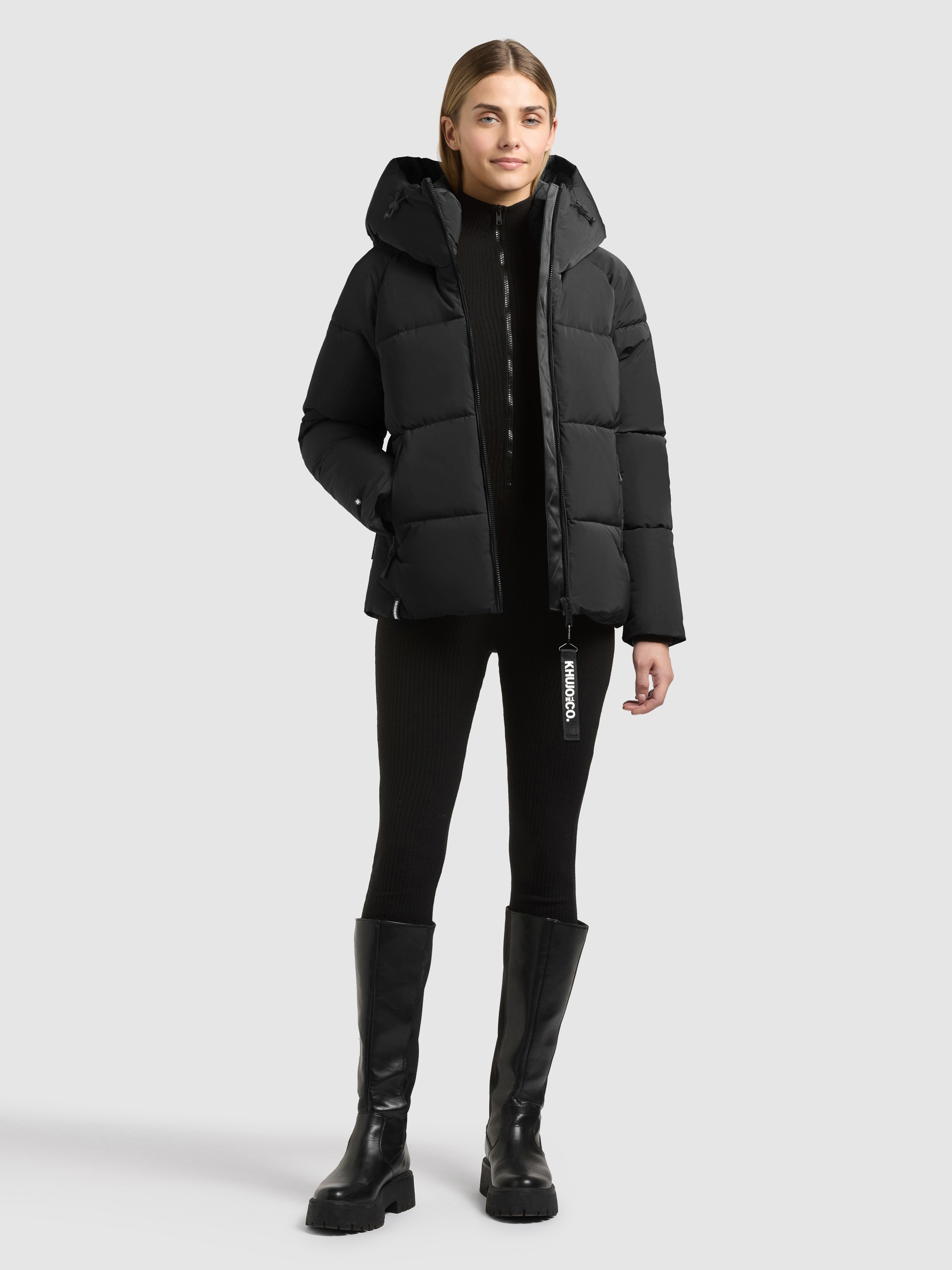 khujo Steppjacke »ONO2« mit Kapuze