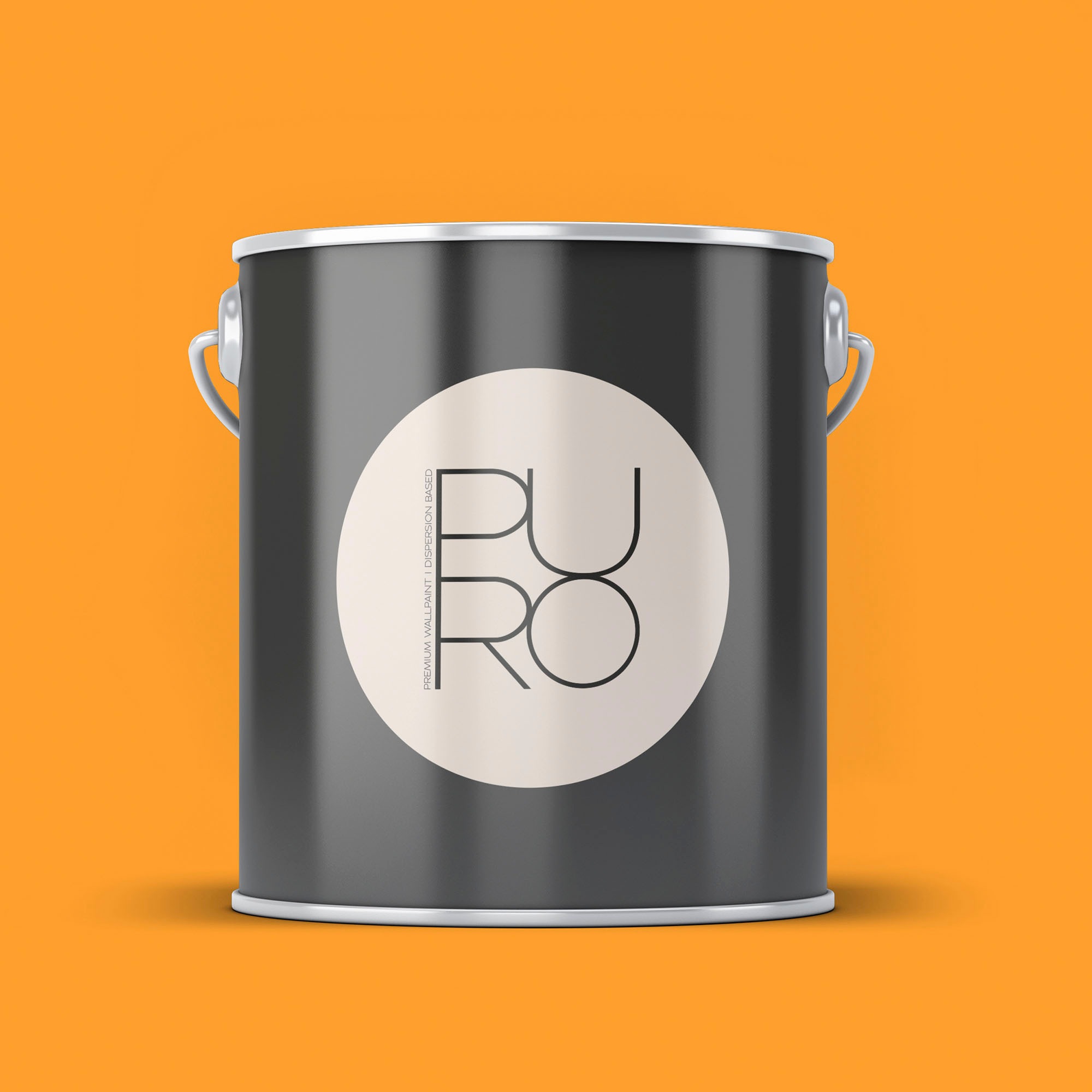 A.S. CRÉATION Wandfarbe "Premium Innenwandfarbe PURO Tuchmatt sunny yellow", 5 l 5mlc8007 sunny gelb, Farben, ideal für Wohnzimmer, Schlafzimmer,