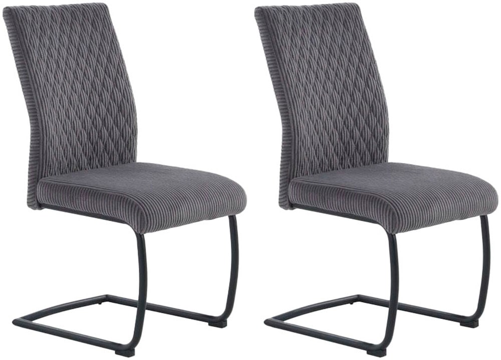 Jockenhöfer Gruppe Freischwinger "Anja (Set, 2 St.)", (Set), 2 St., Cord, b günstig online kaufen